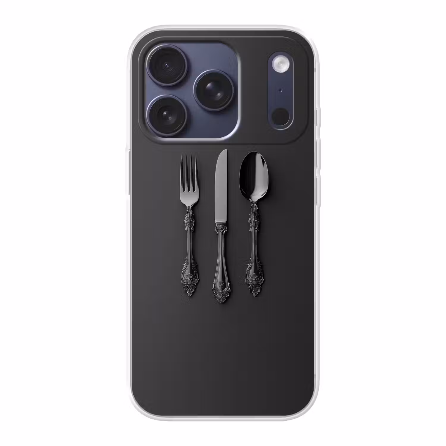 Bestek - Zwart Telefoonhoesje iPhone 17 Pro klein -3d