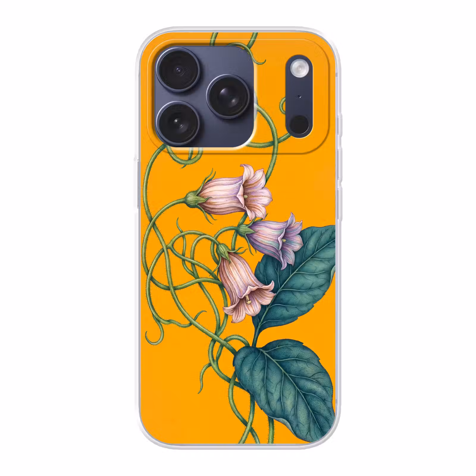 Telefoonhoesje - Bloemen - Botanisch - Geel - Bloemen - Botanisch - Geel Telefoonhoesje iPhone 17 Pro klein