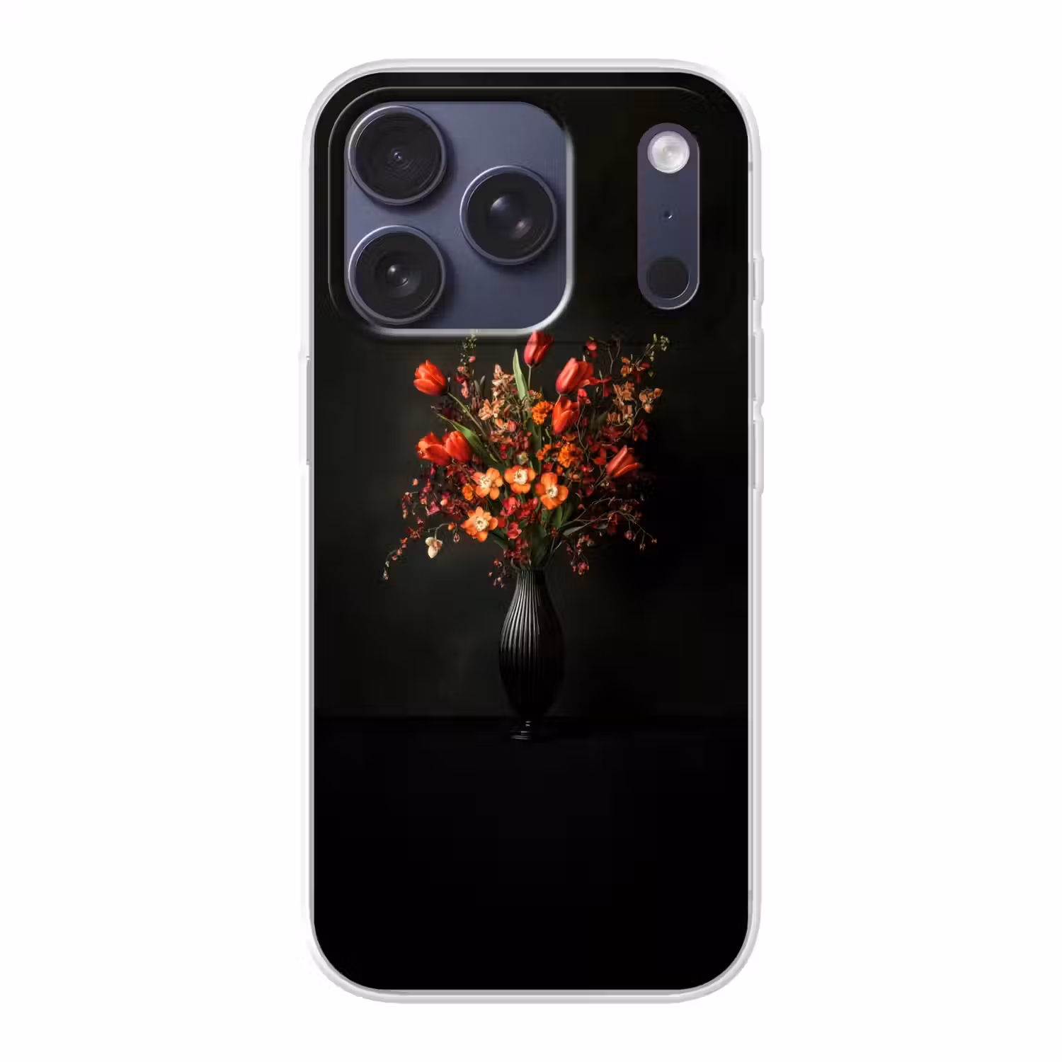 Bloemen - Takken - Boeket Telefoonhoesje iPhone 17 Pro klein -3d
