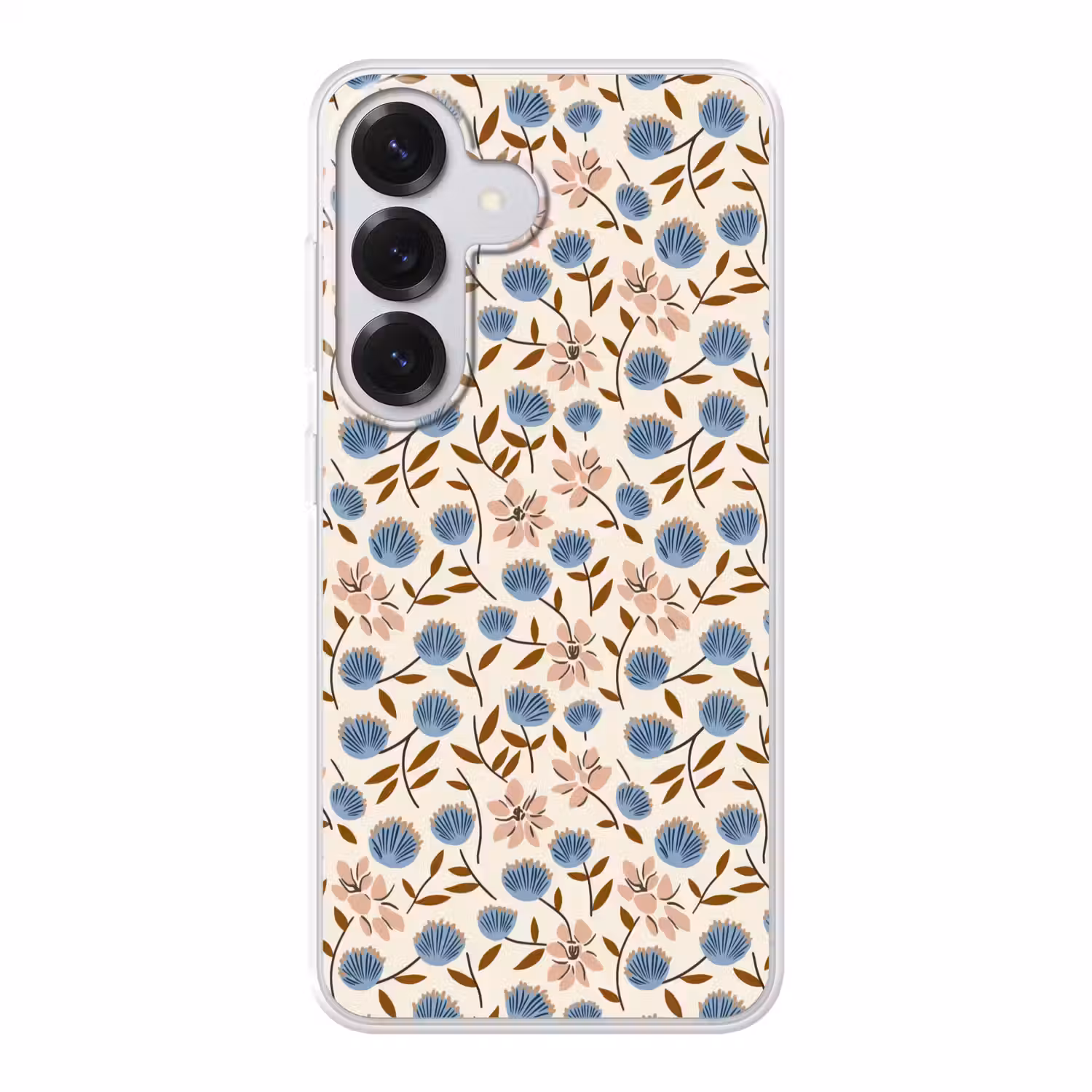 Bloemen - Wild - Blauw Telefoonhoesje Samsung Galaxy S26 klein 975 -3d
