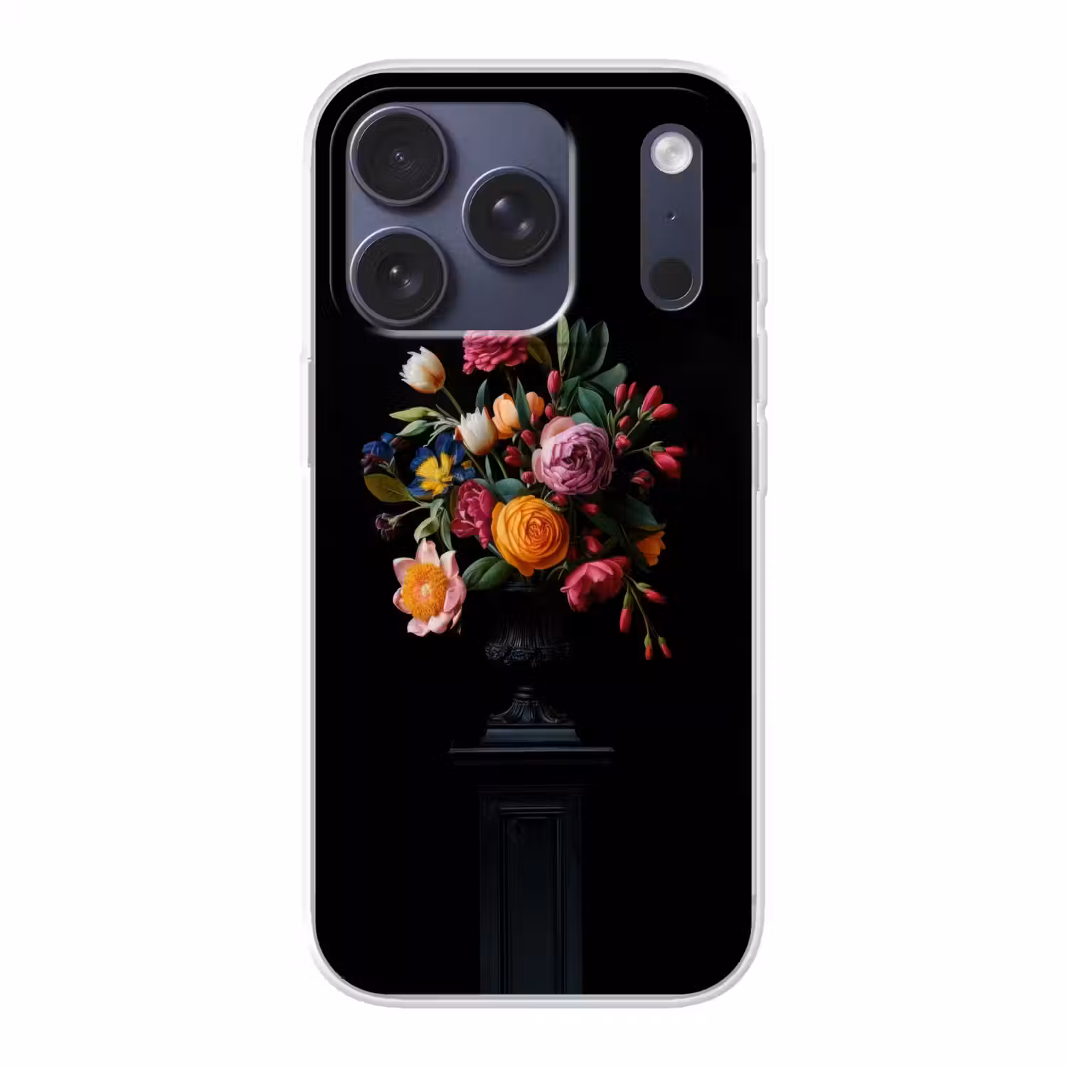 Boeket - Romantisch - Kleurrijk Telefoonhoesje iPhone 17 Pro klein -3d