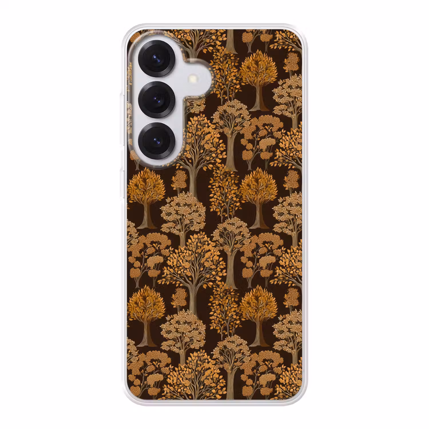 Bomen - Patroon - Bruin Telefoonhoesje Samsung Galaxy S26 klein 975 -3d