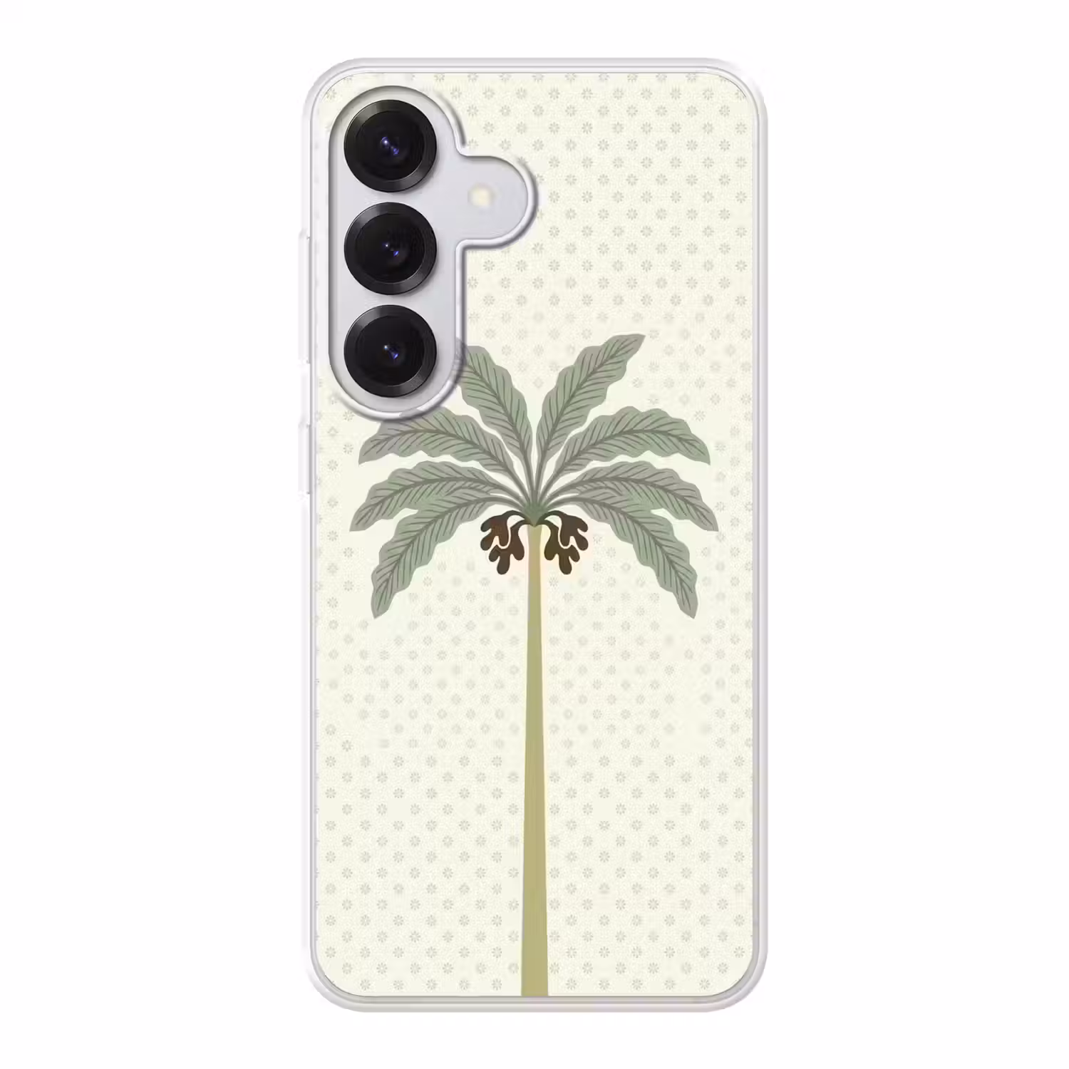 Boom - Bladeren - Groen - Decoratief - Beige Telefoonhoesje Samsung Galaxy S26 klein -3d