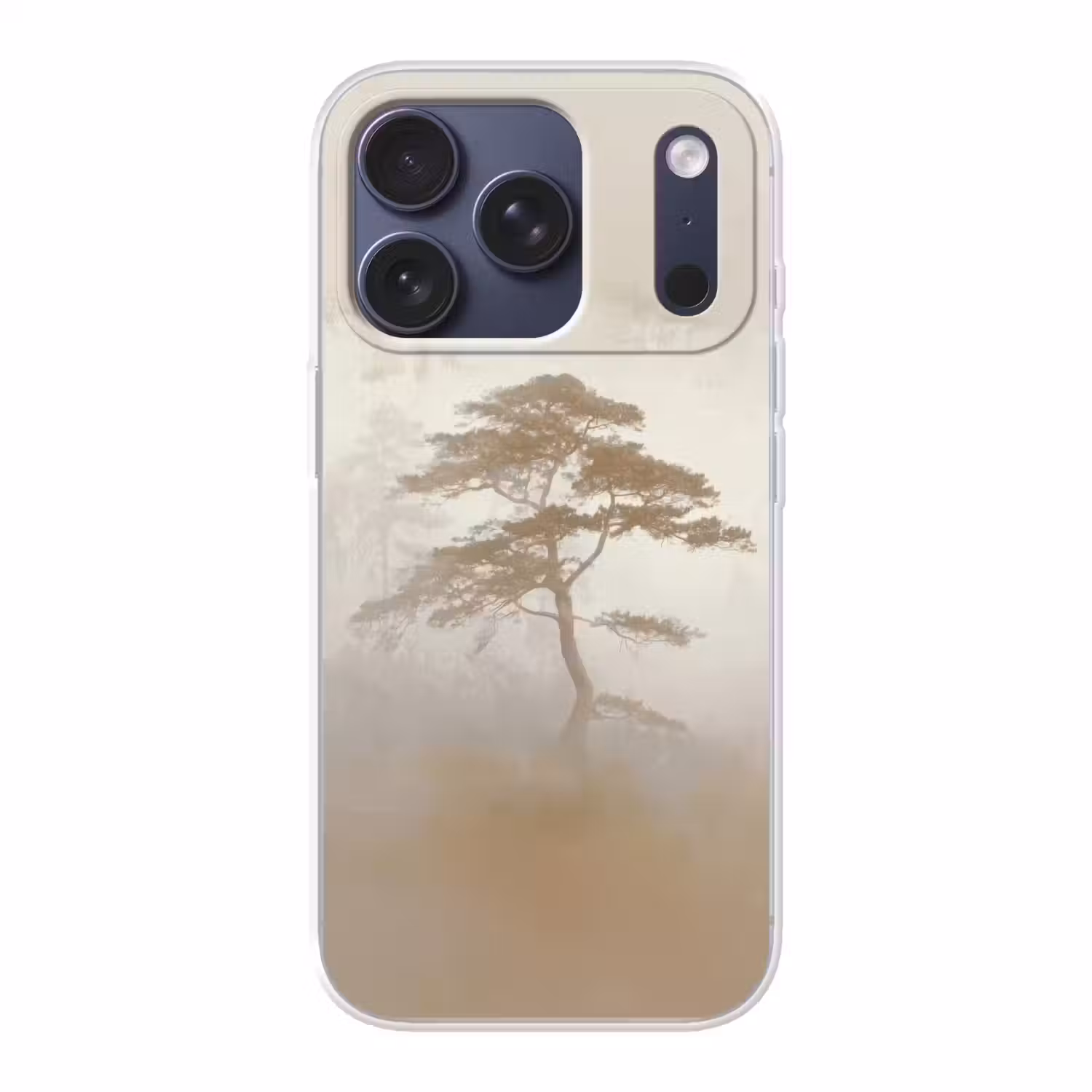 Boom - Oosterse stijl - Landschap Telefoonhoesje iPhone 17 Pro klein -3d