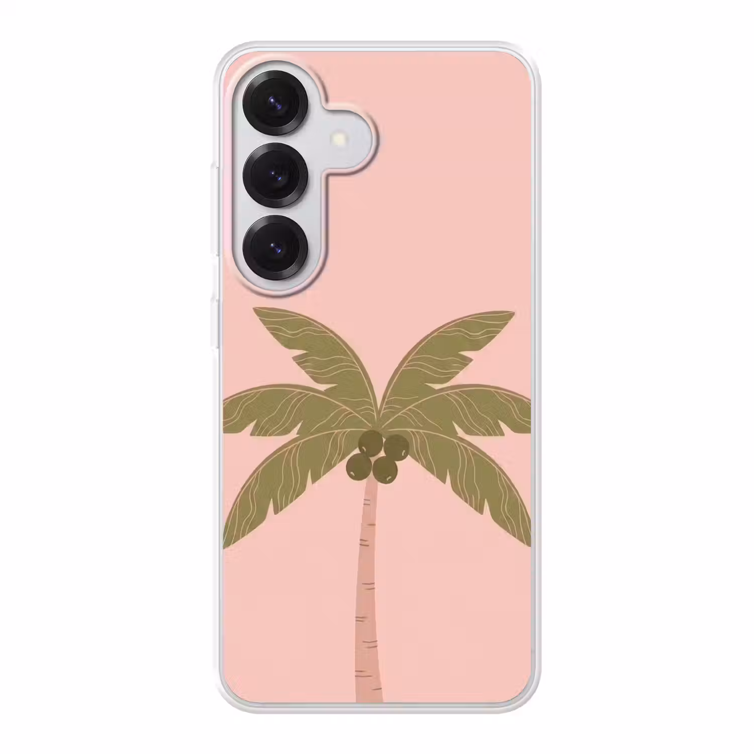 Boom - Palm - Natuur - Illustratie - Roze Telefoonhoesje Samsung Galaxy S26 klein -3d