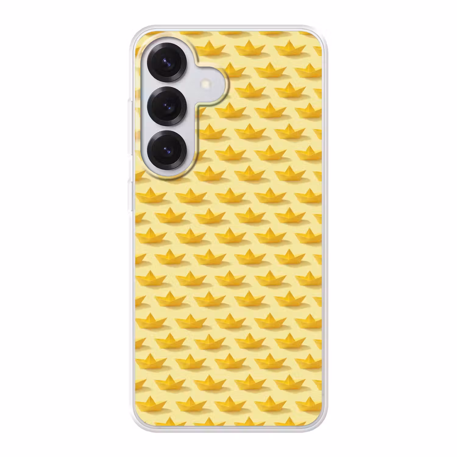 Bootjes - Origami - Creatief - Geel Telefoonhoesje Samsung Galaxy S26 klein 975 -3d