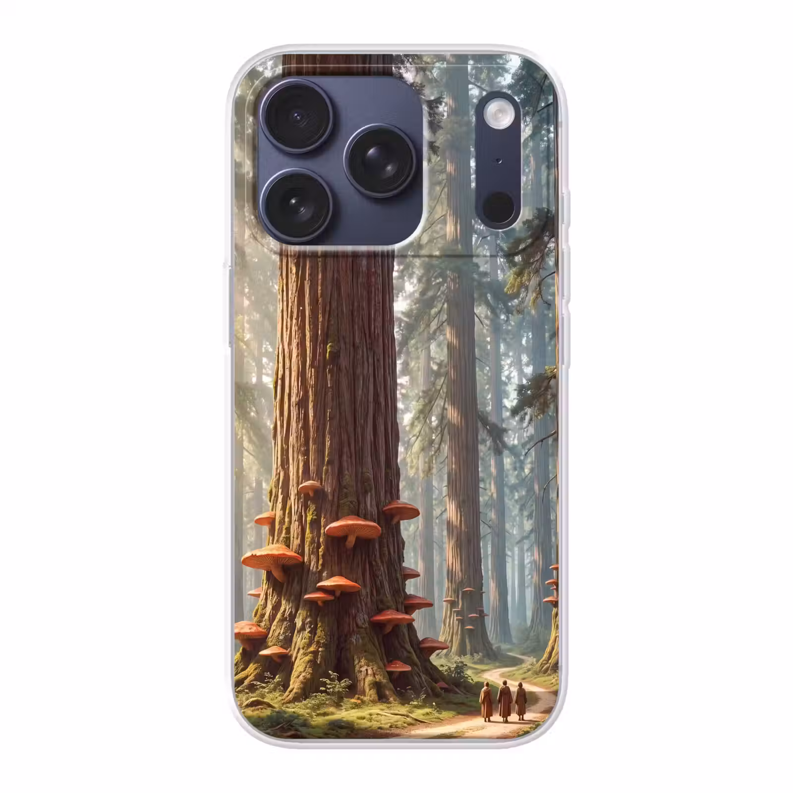 Telefoonhoesje - Bos - Bomen - Natuur - Bos - Bomen - Natuur Telefoonhoesje iPhone 17 Pro klein
