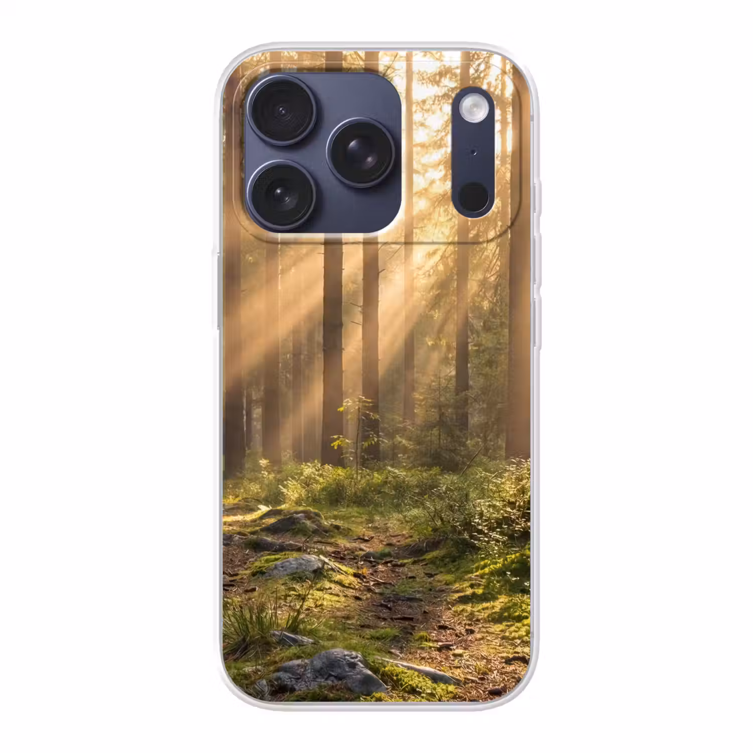 Bos - Zonlicht - Gras Telefoonhoesje iPhone 17 Pro klein -3d