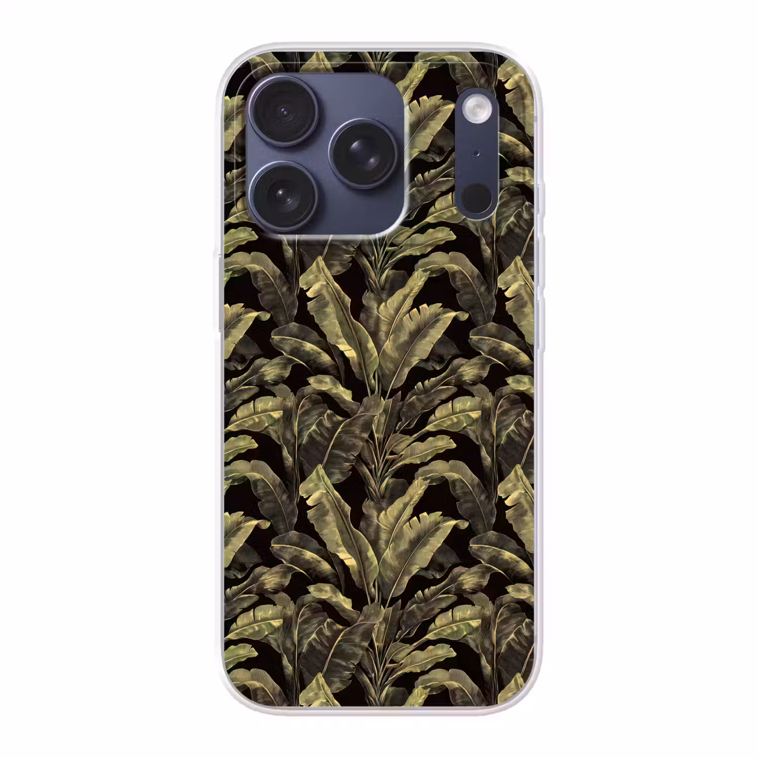 Botanisch - Bladeren - Groen Telefoonhoesje iPhone 17 Pro klein 878 -3d