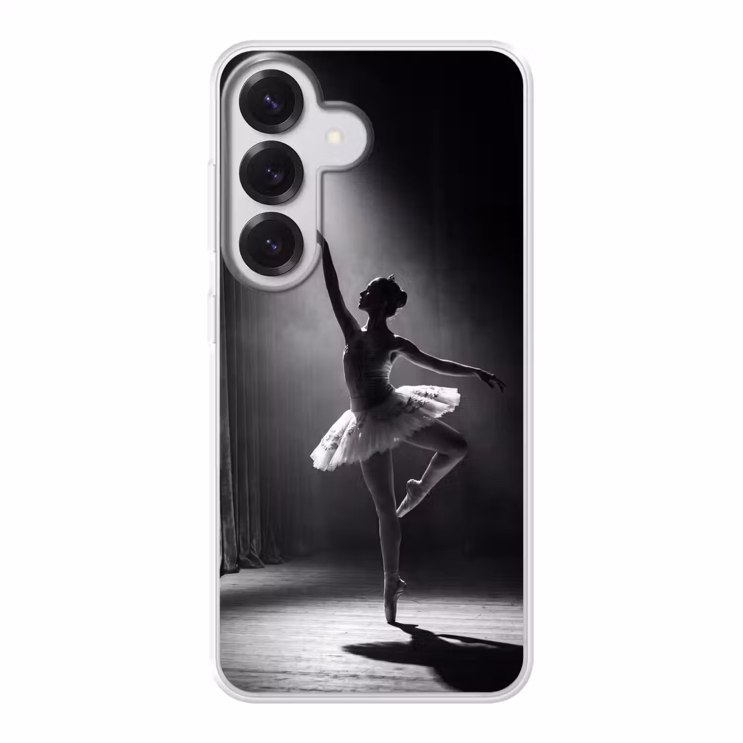 Danser - Podium - Zwart-wit - Kunst - Klassiek Telefoonhoesje Samsung Galaxy S26 klein -3d
