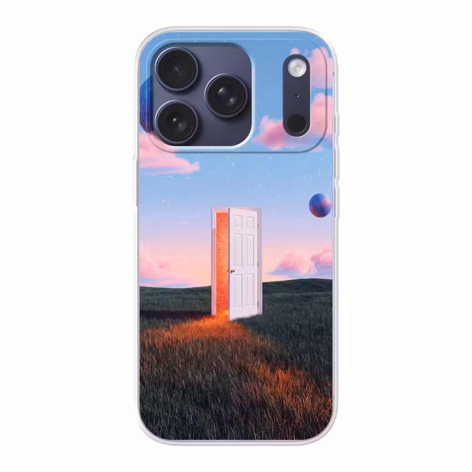 Telefoonhoesje - Deur - Fantasie - Ruimte - Deur - Fantasie - Ruimte Telefoonhoesje iPhone 17 Pro klein