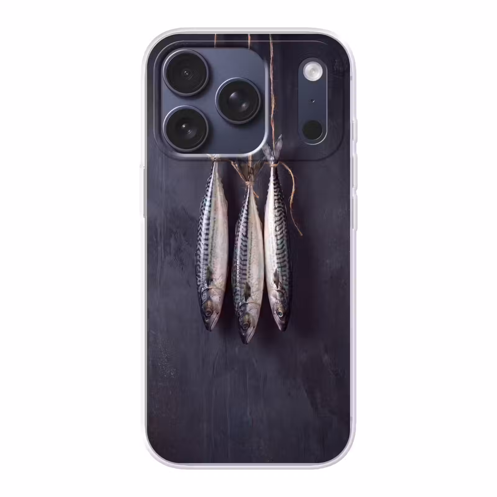 Telefoonhoesje - Drie vissen - Touw - Drie vissen - Touw Telefoonhoesje iPhone 17 Pro klein
