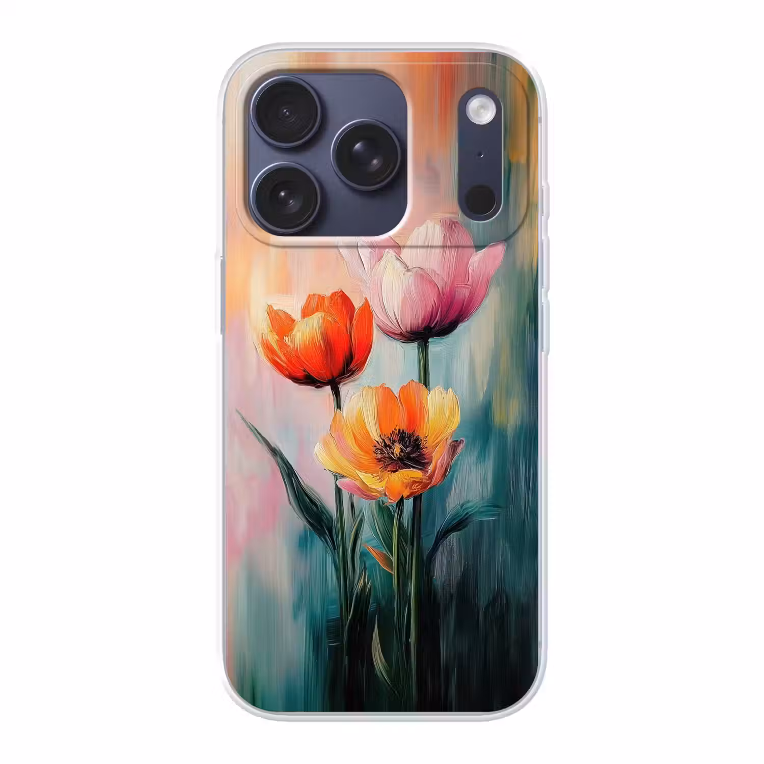 Dromerig - Bloemen - Verfijnde details Telefoonhoesje iPhone 17 Pro klein -3d