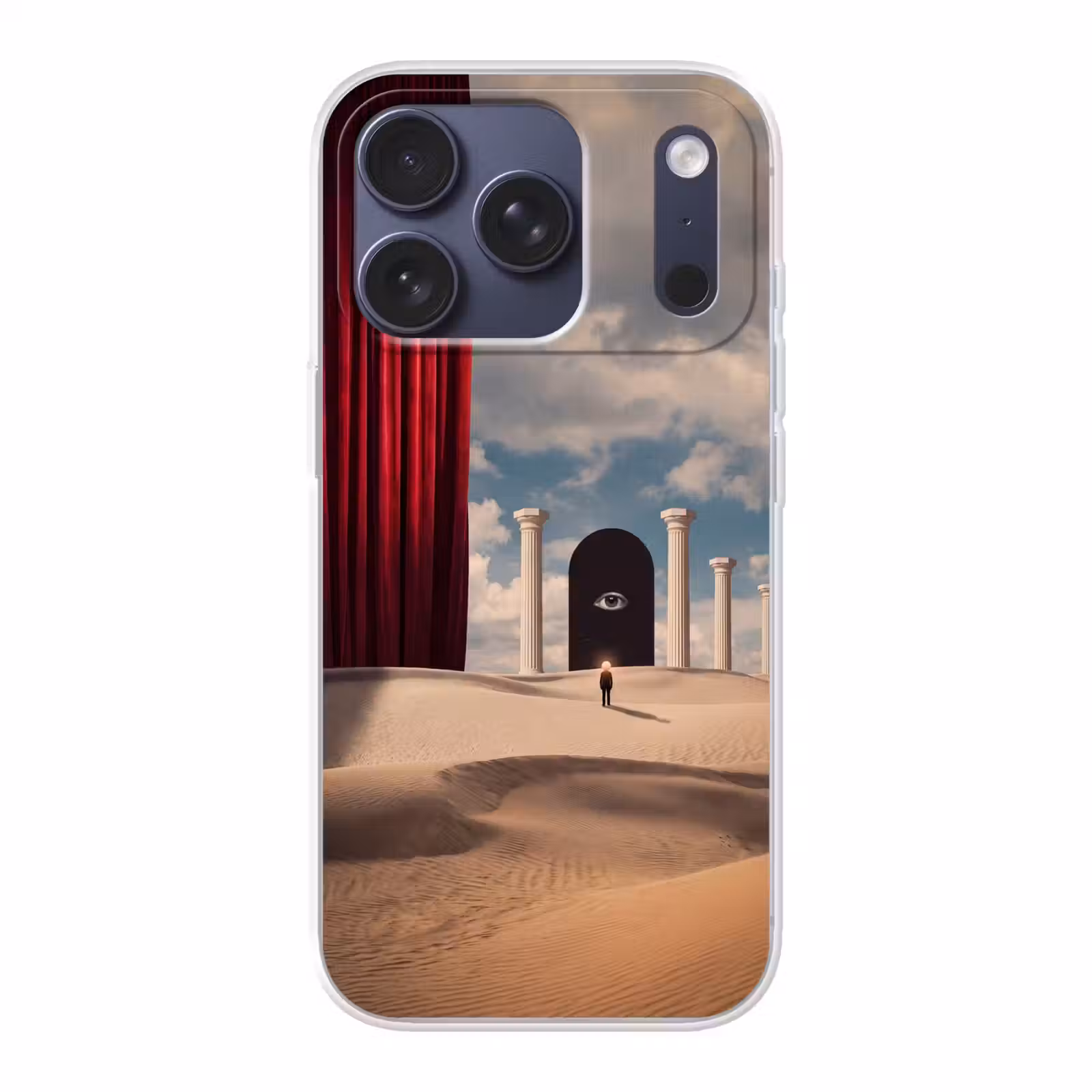 Telefoonhoesje - Droom - Woestijn - Oog - Droom - Woestijn - Oog Telefoonhoesje iPhone 17 Pro klein