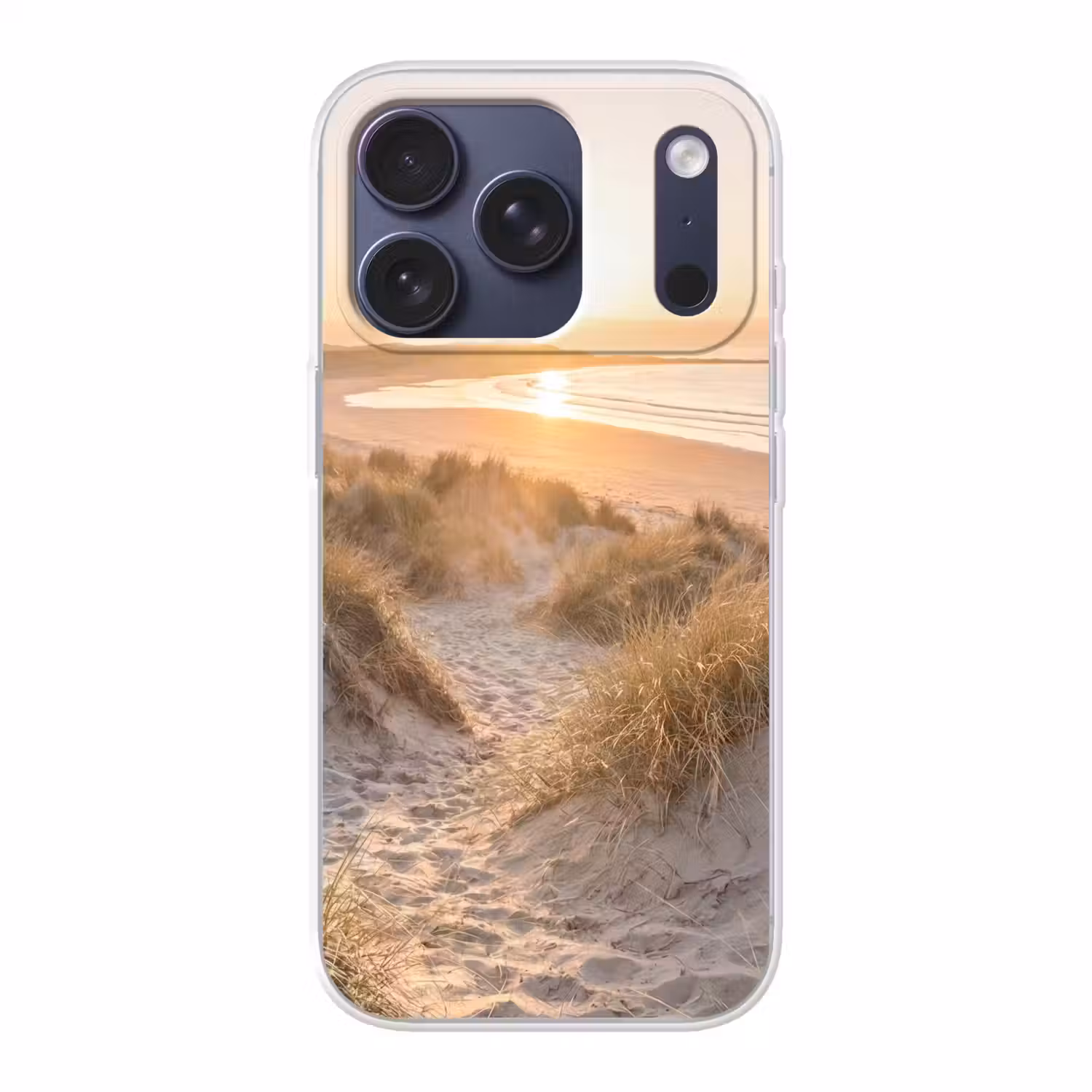 Duinen - Strand - Zee Telefoonhoesje iPhone 17 Pro klein -3d