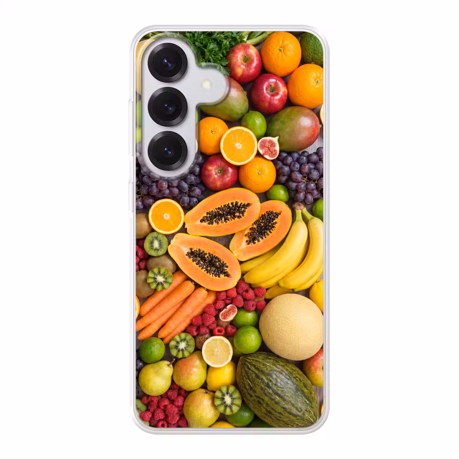 Eten - Fruit - Groenten - Vers - Kleurrijk Telefoonhoesje Samsung Galaxy S26 klein -3d