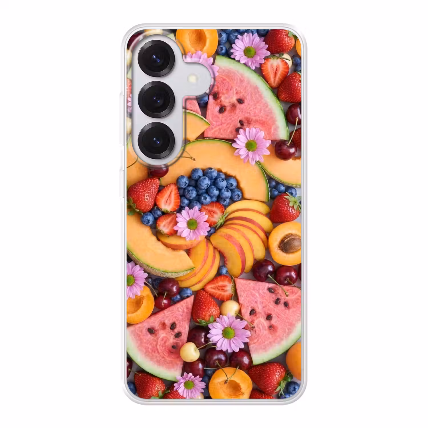 Eten - Fruit - Zomer - Kleurrijk Telefoonhoesje Samsung Galaxy S26 klein -3d
