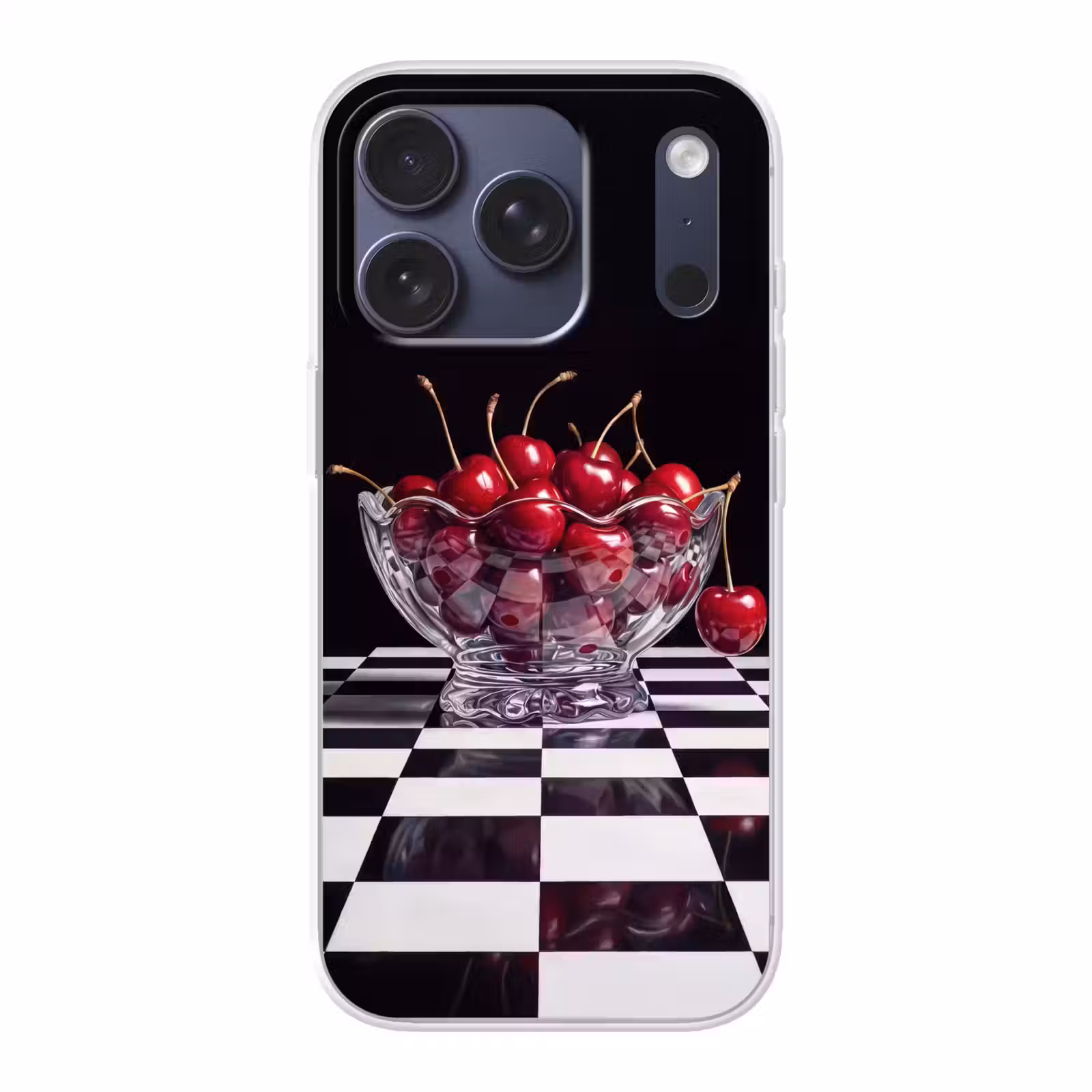 Telefoonhoesje - Eten - Kersen - Rood - Eten - Kersen - Rood Telefoonhoesje iPhone 17 Pro klein