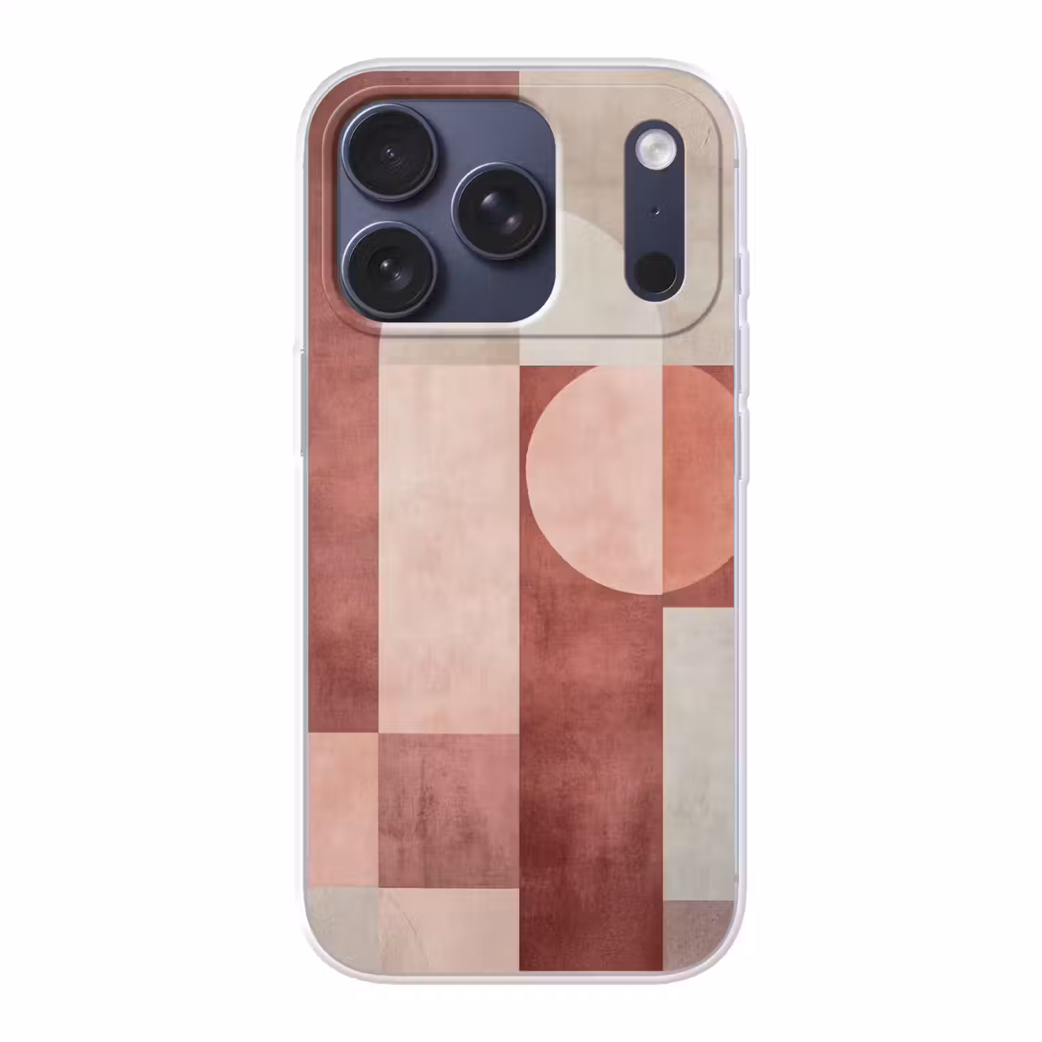 Figuren - Abstract - Roze Telefoonhoesje iPhone 17 Pro klein -3d