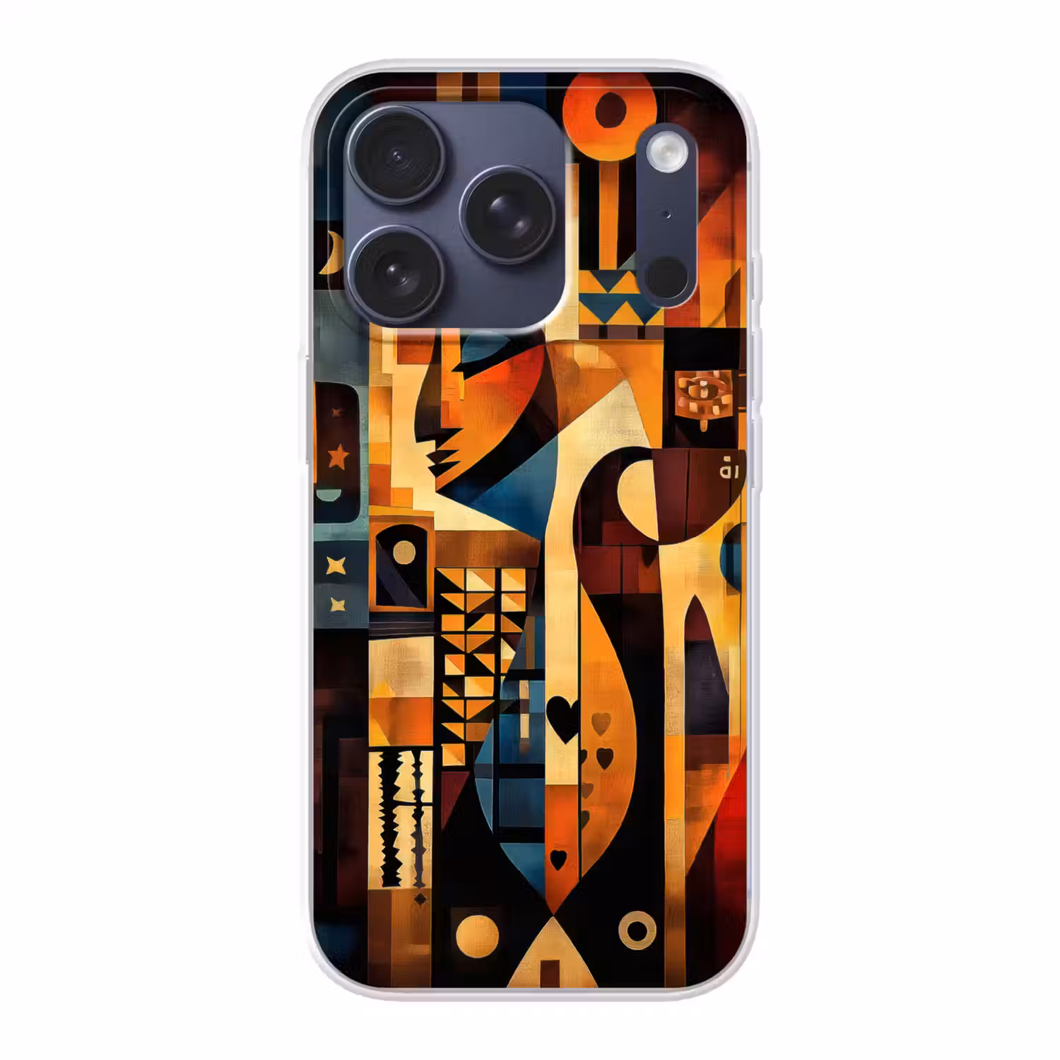 Figuren - Abstract - Symbolen Telefoonhoesje iPhone 17 Pro klein -3d