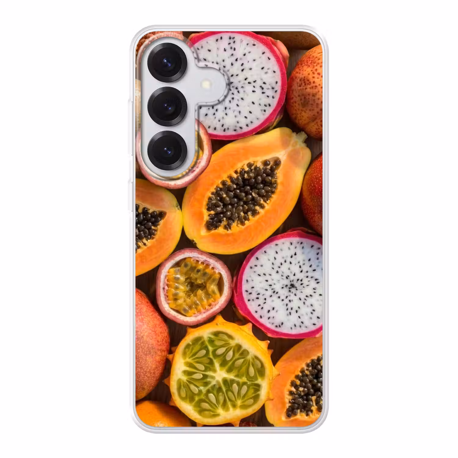 Fruit - Geopend - Tropisch - Eten - Kleurrijk Telefoonhoesje Samsung Galaxy S26 klein -3d