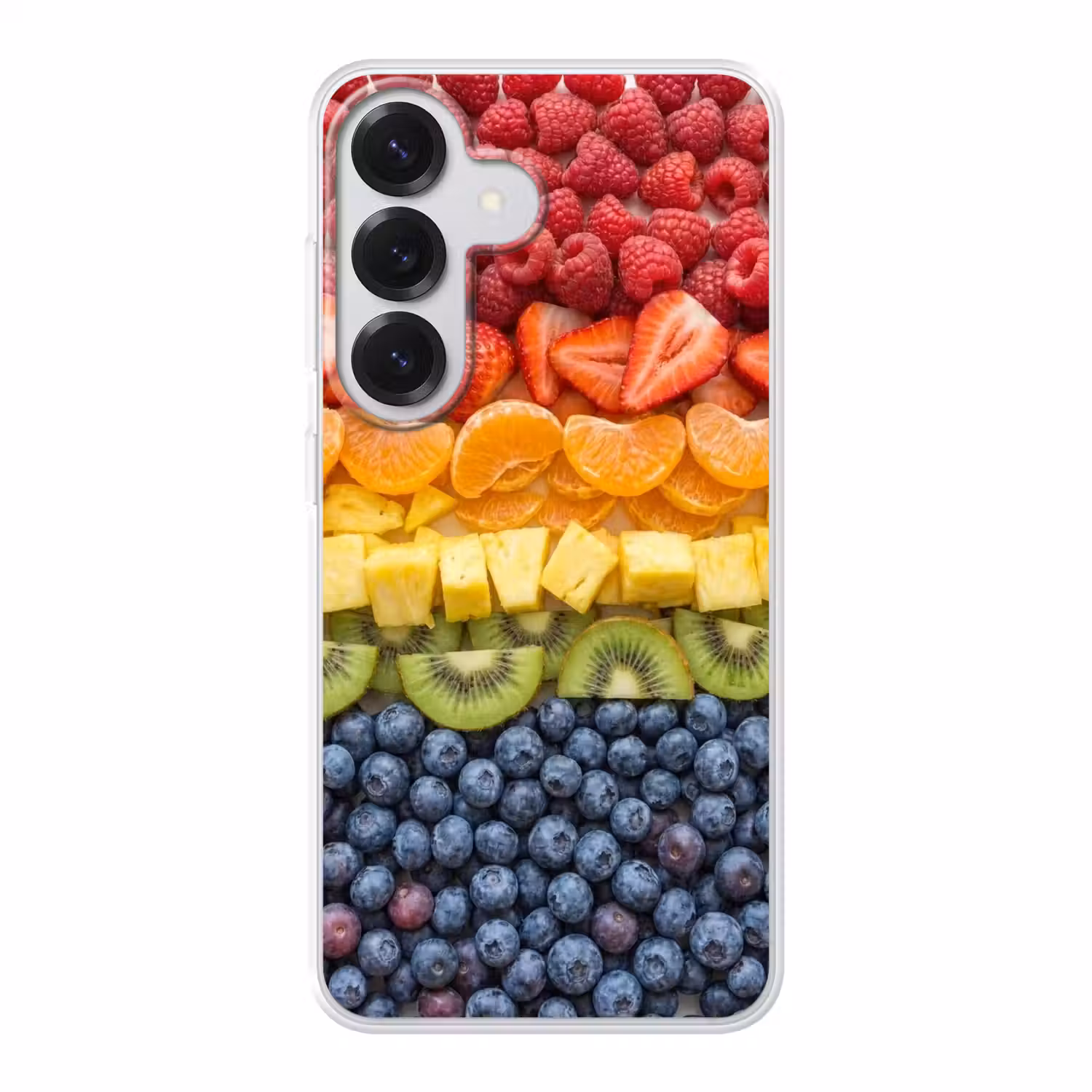Fruit - Regenboog - Gezond - Kleurrijk Telefoonhoesje Samsung Galaxy S26 klein -3d