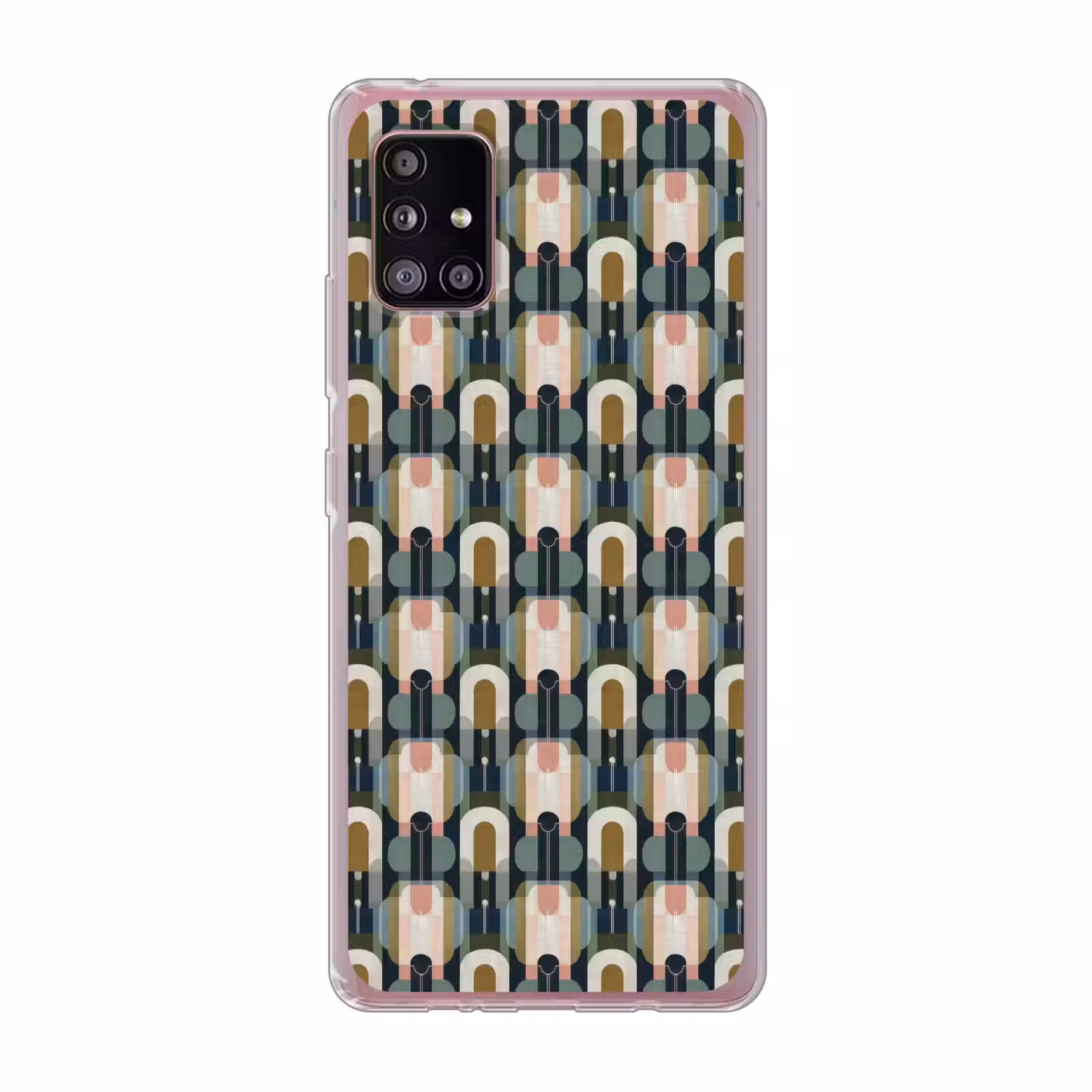 Geografisch - Modern - Kleurrijk Telefoonhoesje Samsung Galaxy A51 5G klein 373 -3d