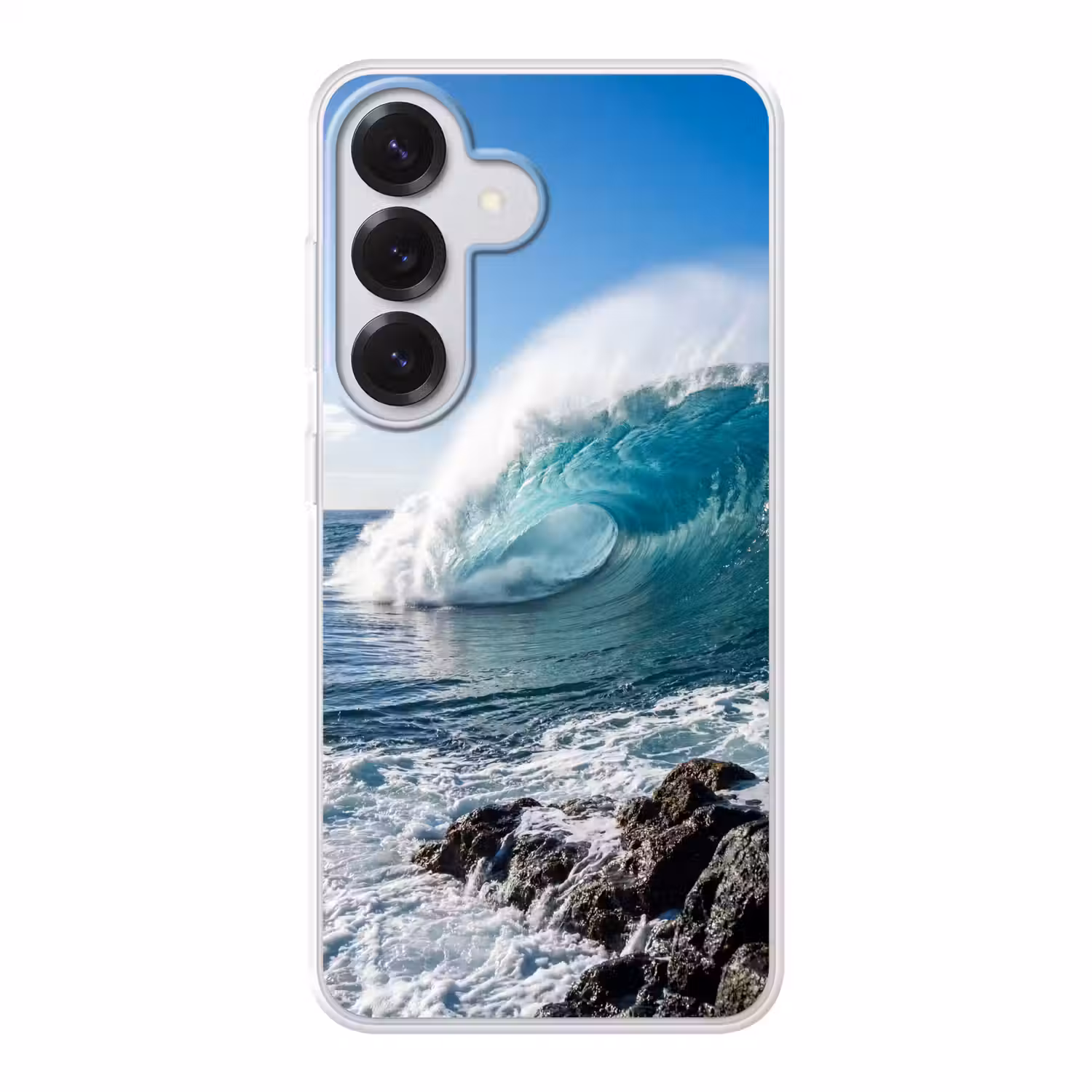 Golf - Oceaan - Brekend - Water - Blauw Telefoonhoesje Samsung Galaxy S26 klein -3d