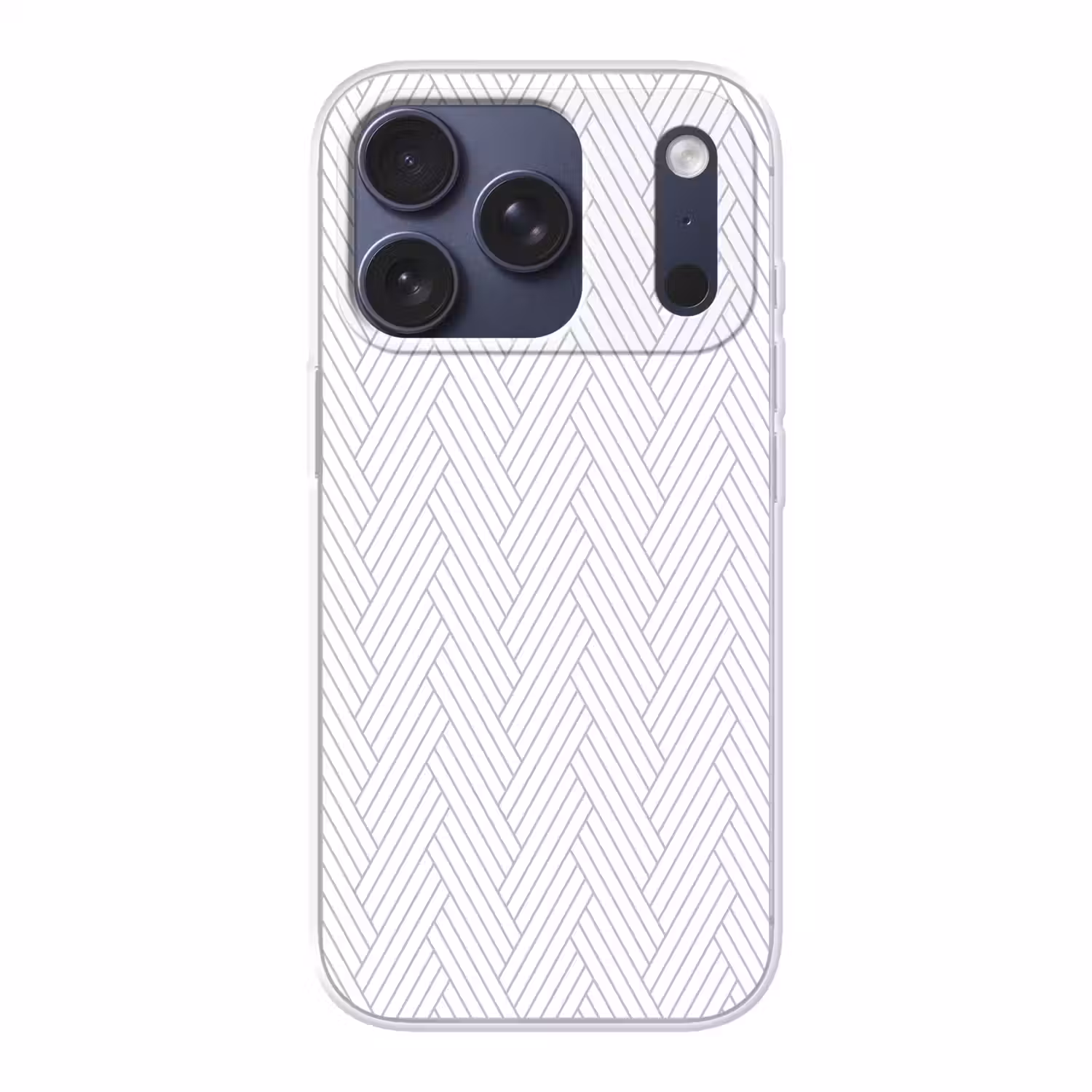 Grafisch - Patroon - Modern - Geweven Telefoonhoesje iPhone 17 Pro klein 878 -3d