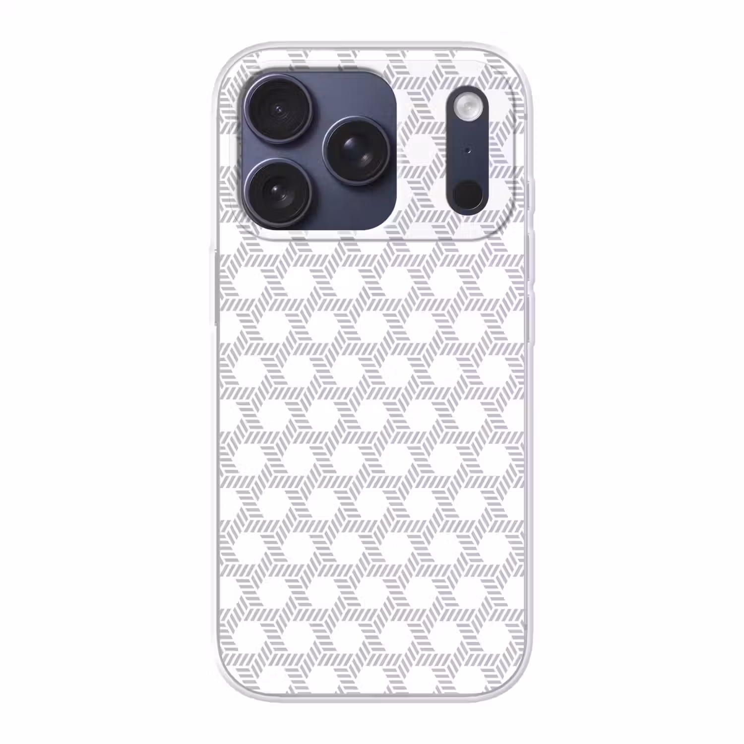 Grafisch - Patroon - Modern - Opvallend - Begrensd Telefoonhoesje iPhone 17 Pro klein 878 -3d
