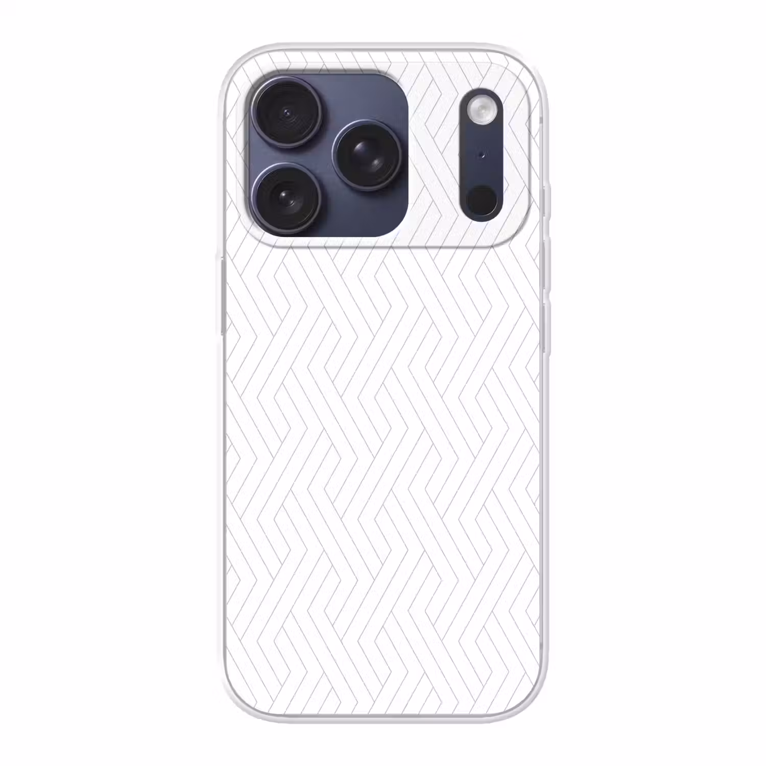 Grafisch - Patroon - Modern - Schuin Telefoonhoesje iPhone 17 Pro klein 878 -3d