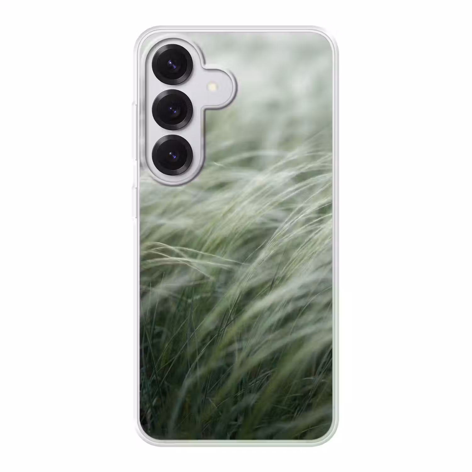 Gras - Wazig - Natuur - Groen - Zacht Telefoonhoesje Samsung Galaxy S26 klein -3d