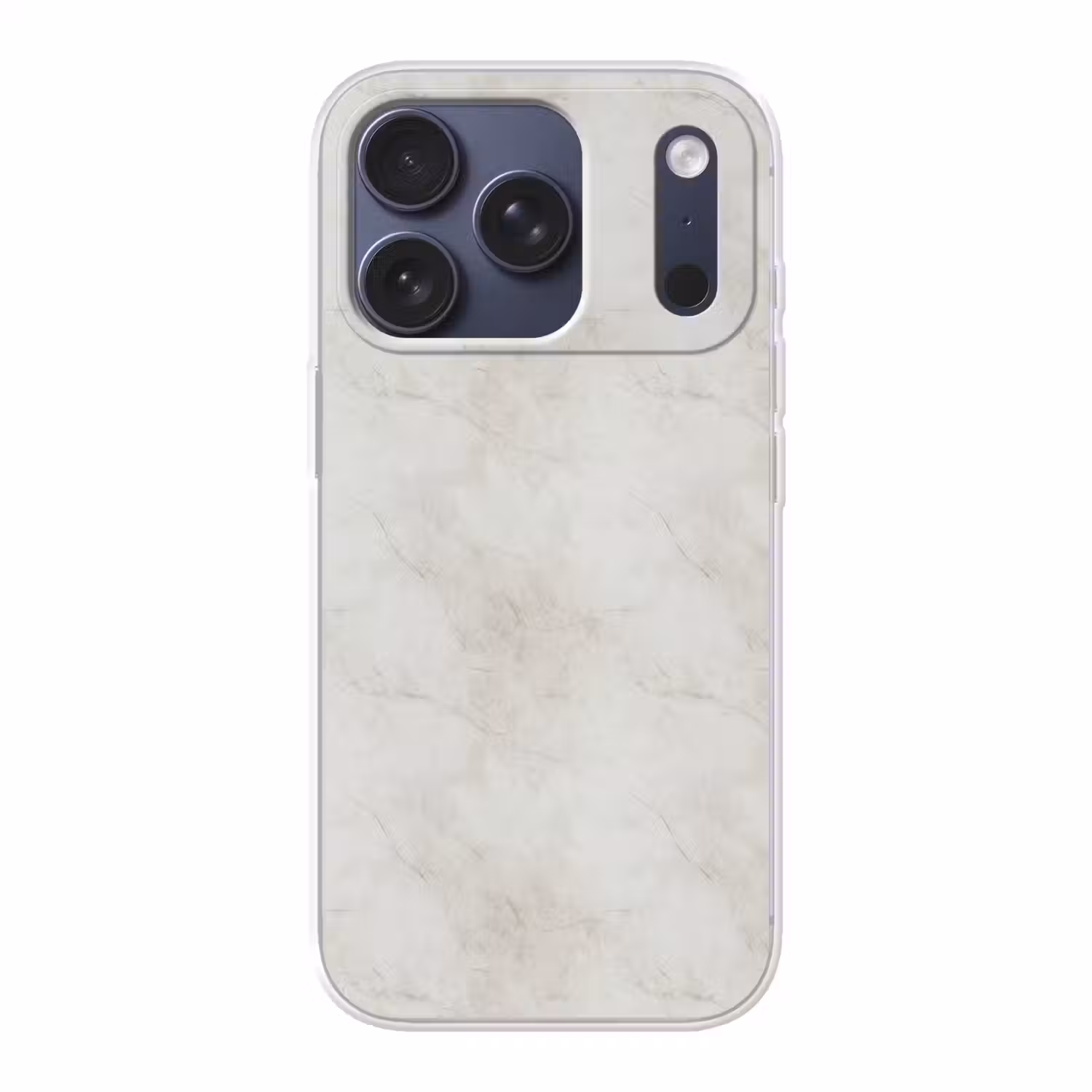 Grijs - Marmer - Aders Telefoonhoesje iPhone 17 Pro klein 878 -3d