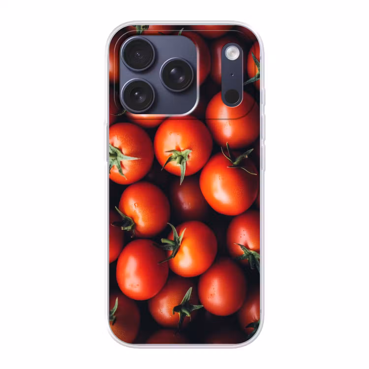 Groente - Rood - Tomaten Telefoonhoesje iPhone 17 Pro klein -3d