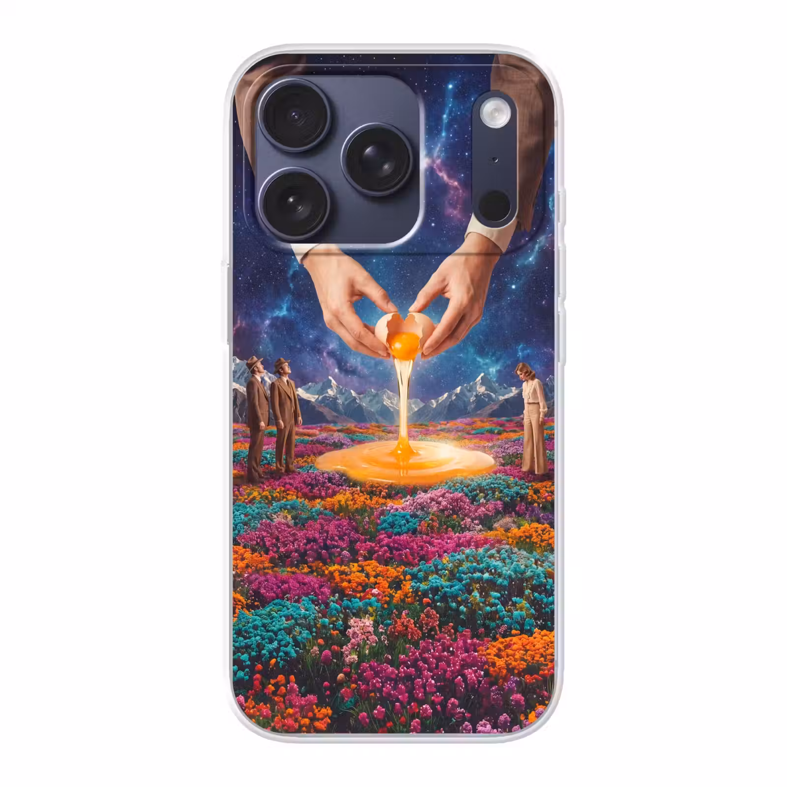Telefoonhoesje - Handen - Ei - Surrealisme - Handen - Ei - Surrealisme Telefoonhoesje iPhone 17 Pro klein