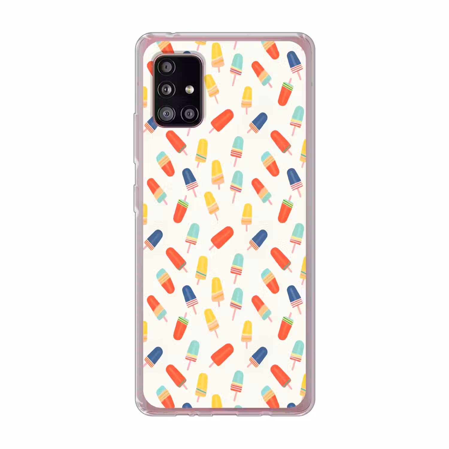 IJsjes - Speels - Kleurrijk Telefoonhoesje Samsung Galaxy A51 5G klein 373 -3d