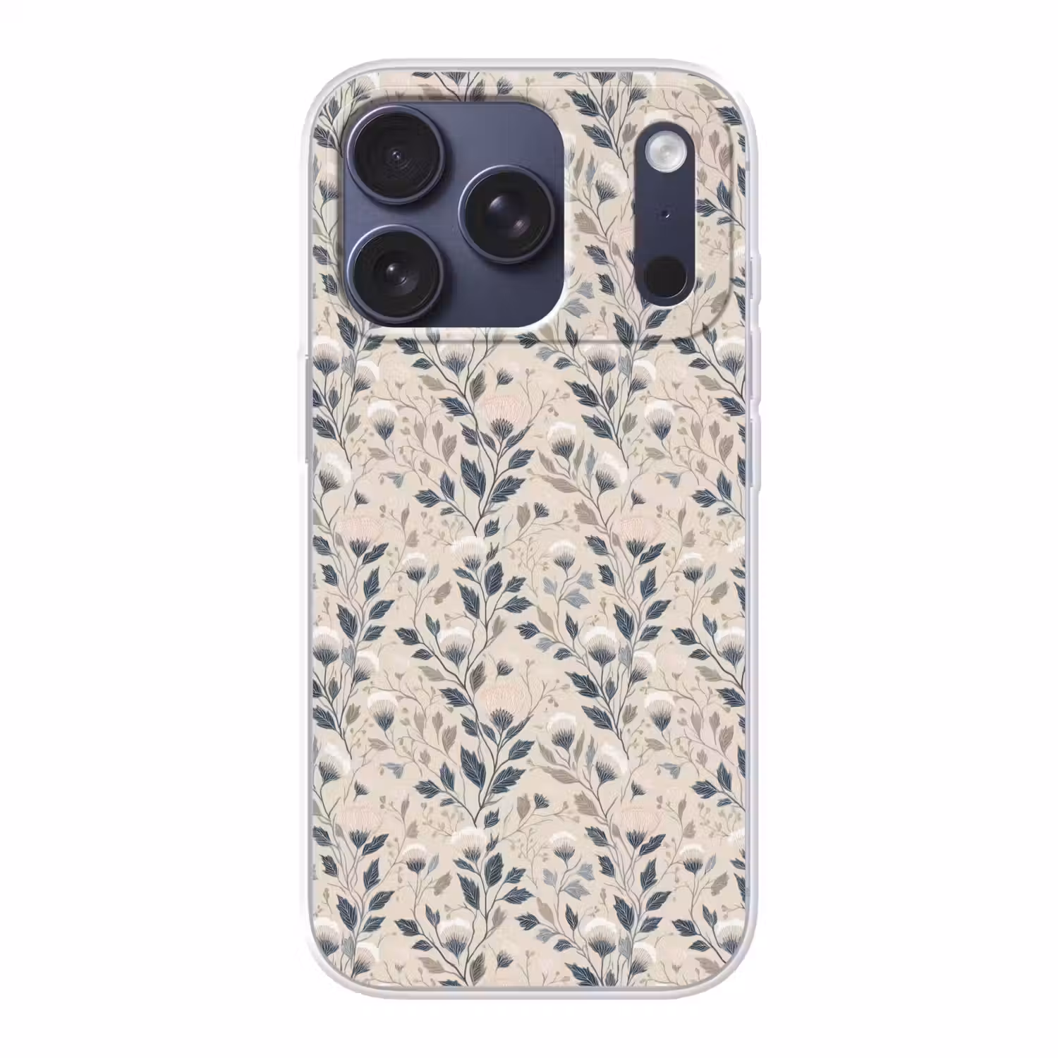 Klassiek - Botanisch - Kleurrijk Telefoonhoesje iPhone 17 Pro klein 878 -3d