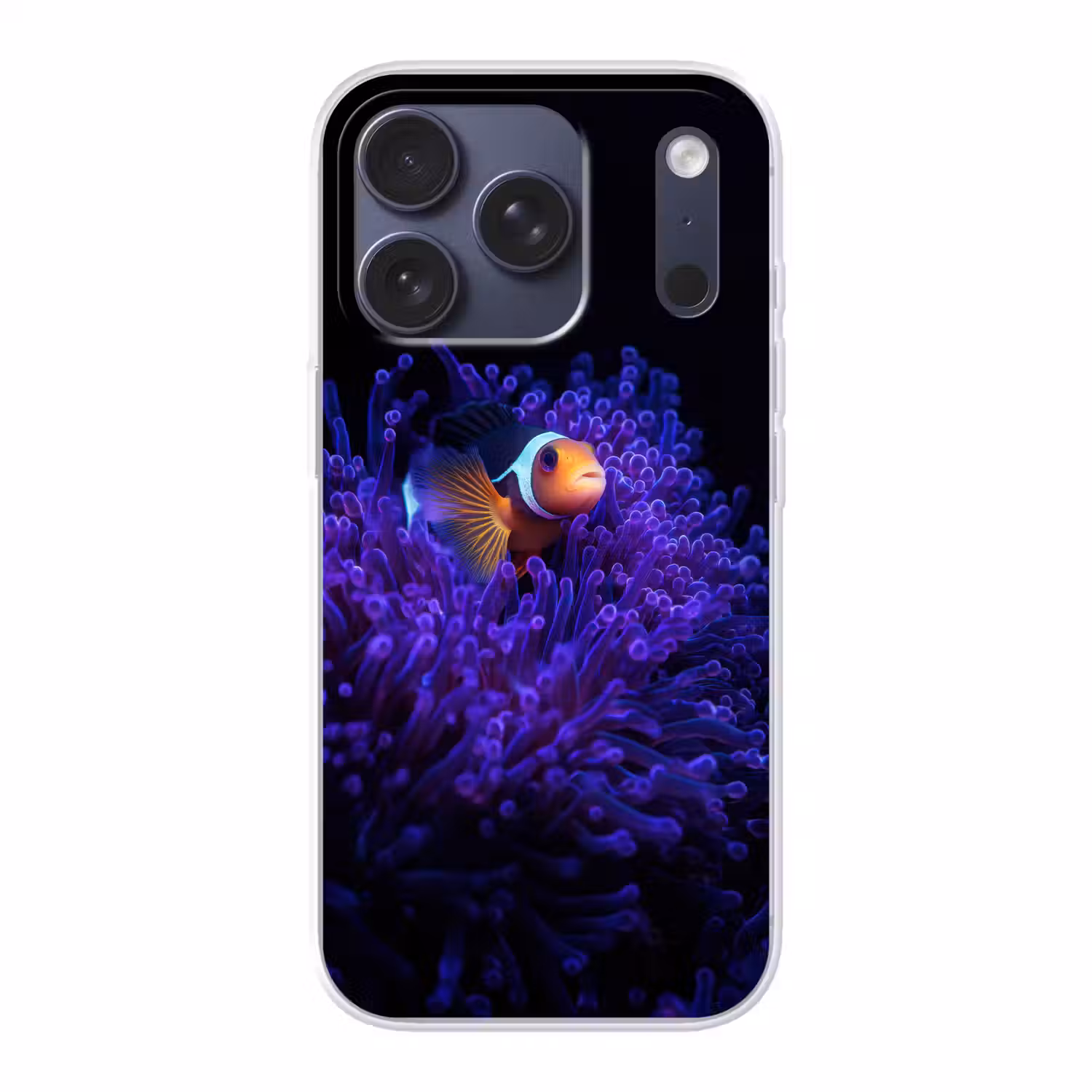 Koraal - Vis - Oranje - Zee Telefoonhoesje iPhone 17 Pro klein -3d