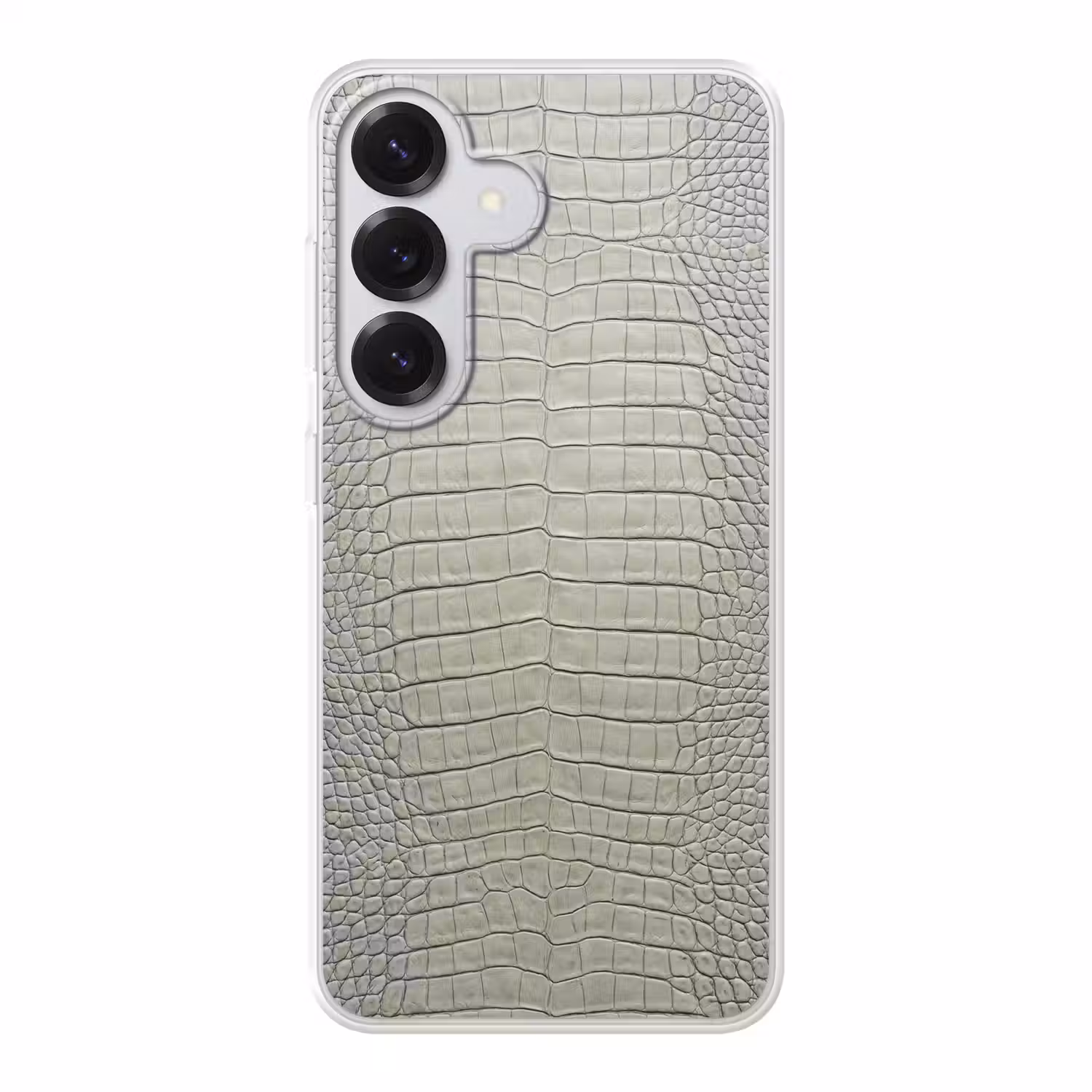 Krokodillenleer - Schubben - Groen Telefoonhoesje Samsung Galaxy S26 klein -3d