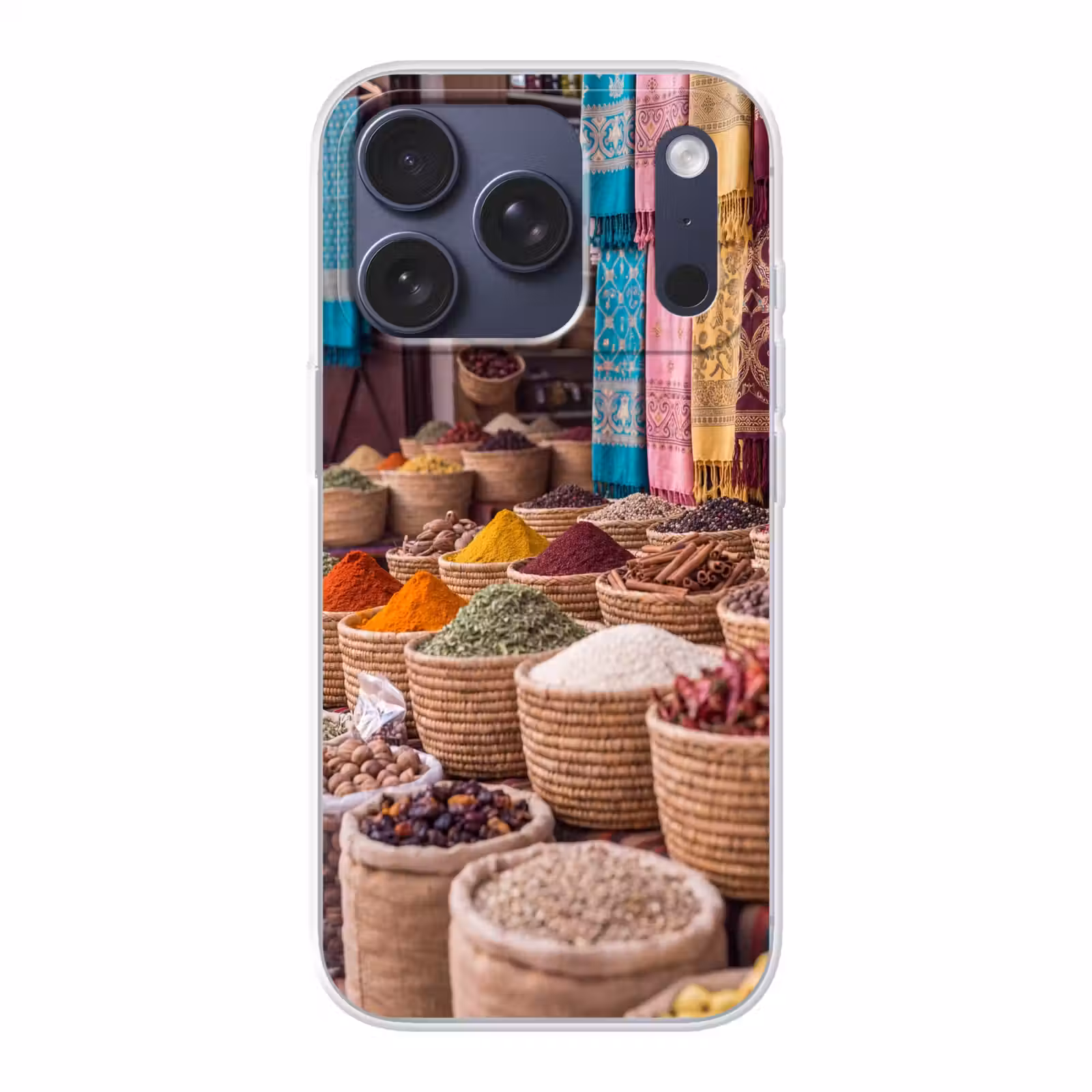 Telefoonhoesje - Kruiden - Manden - Oosters - Kruiden - Manden - Oosters Telefoonhoesje iPhone 17 Pro klein