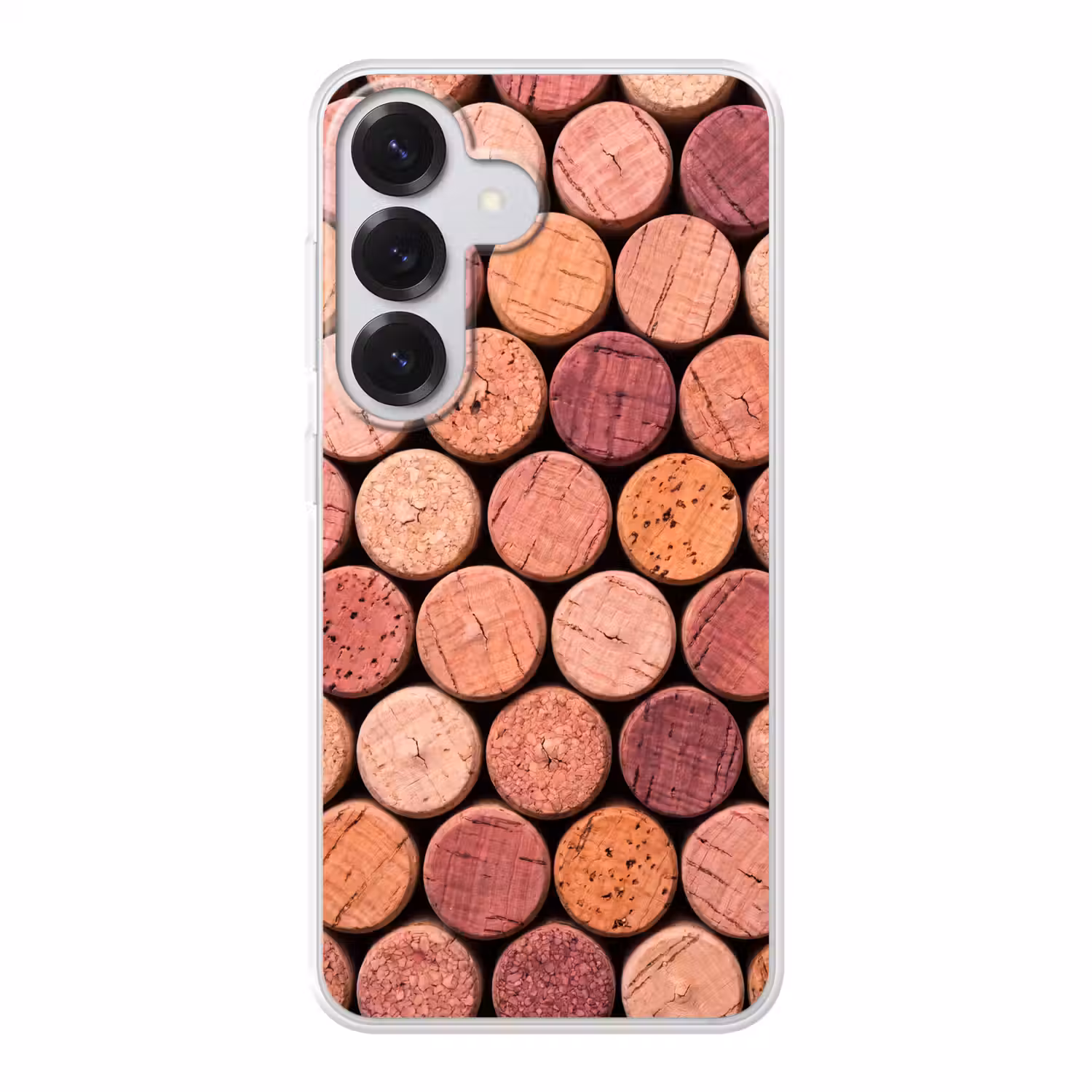 Kurk - Patroon - Abstract - Modern - Rood Telefoonhoesje Samsung Galaxy S26 klein -3d