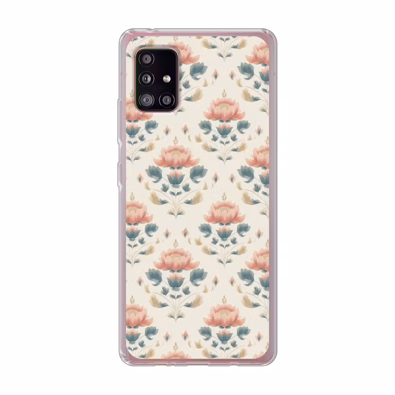 Lotus - Bloemen - Roze Telefoonhoesje Samsung Galaxy A51 5G klein 373 -3d