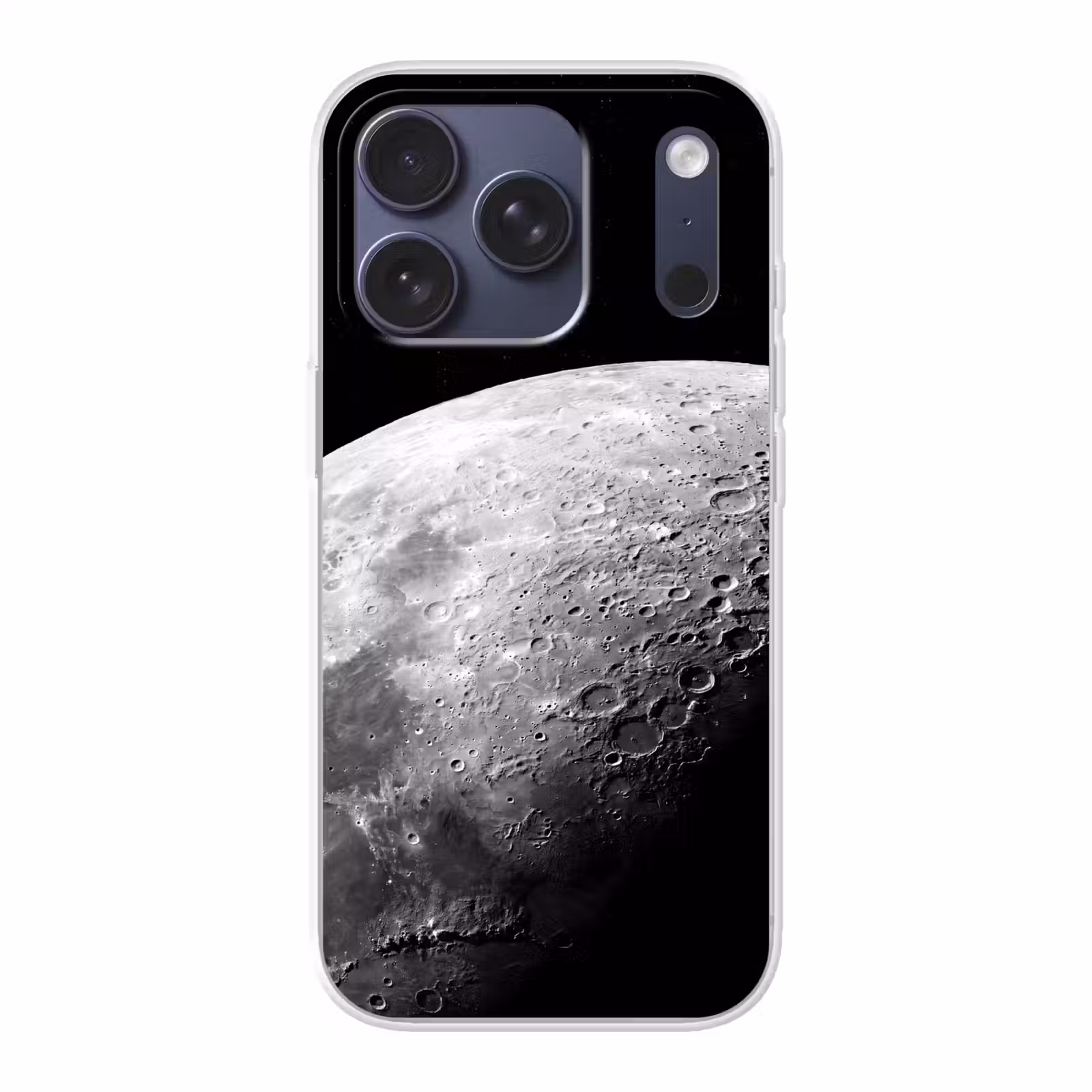 Telefoonhoesje - Maan - Kraters - Ruimte - Maan - Kraters - Ruimte Telefoonhoesje iPhone 17 Pro klein