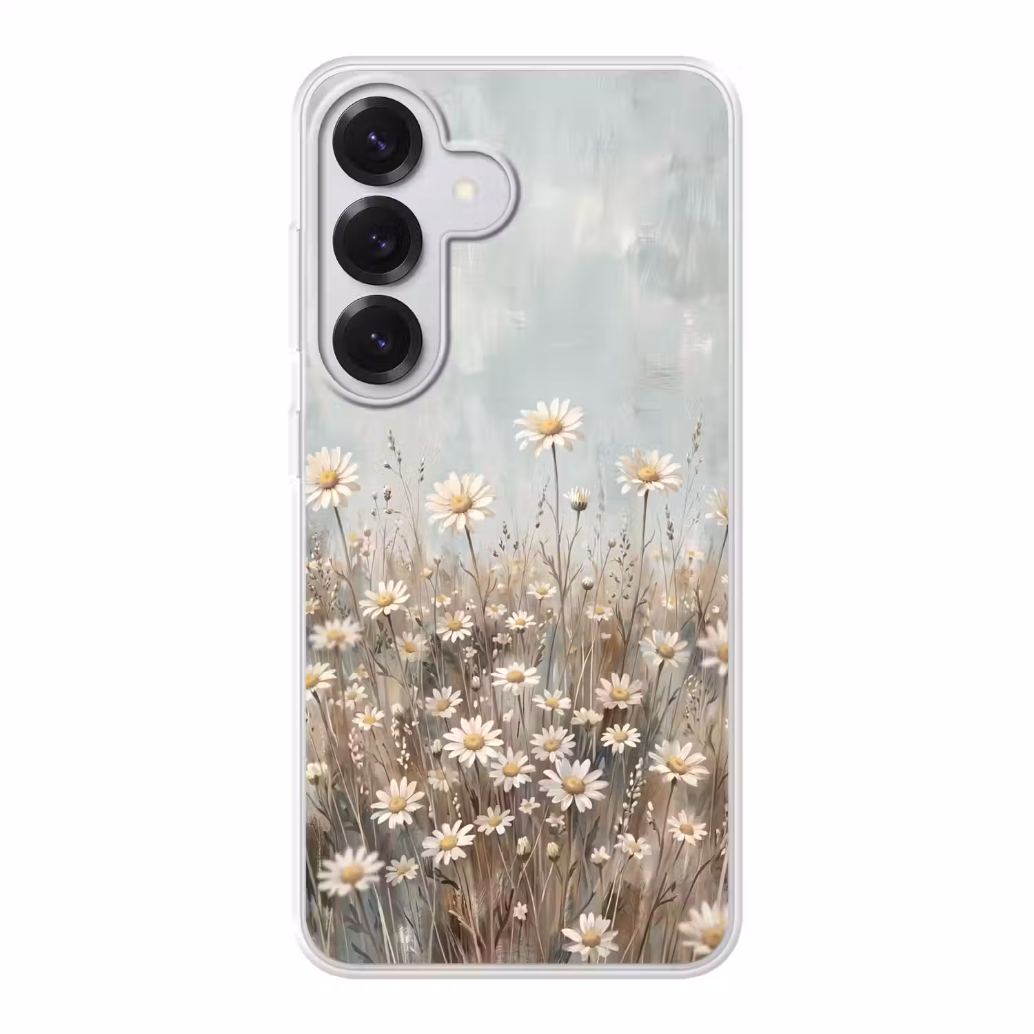 Madelief - Illustratie - Wit Telefoonhoesje Samsung Galaxy S26 klein -3d