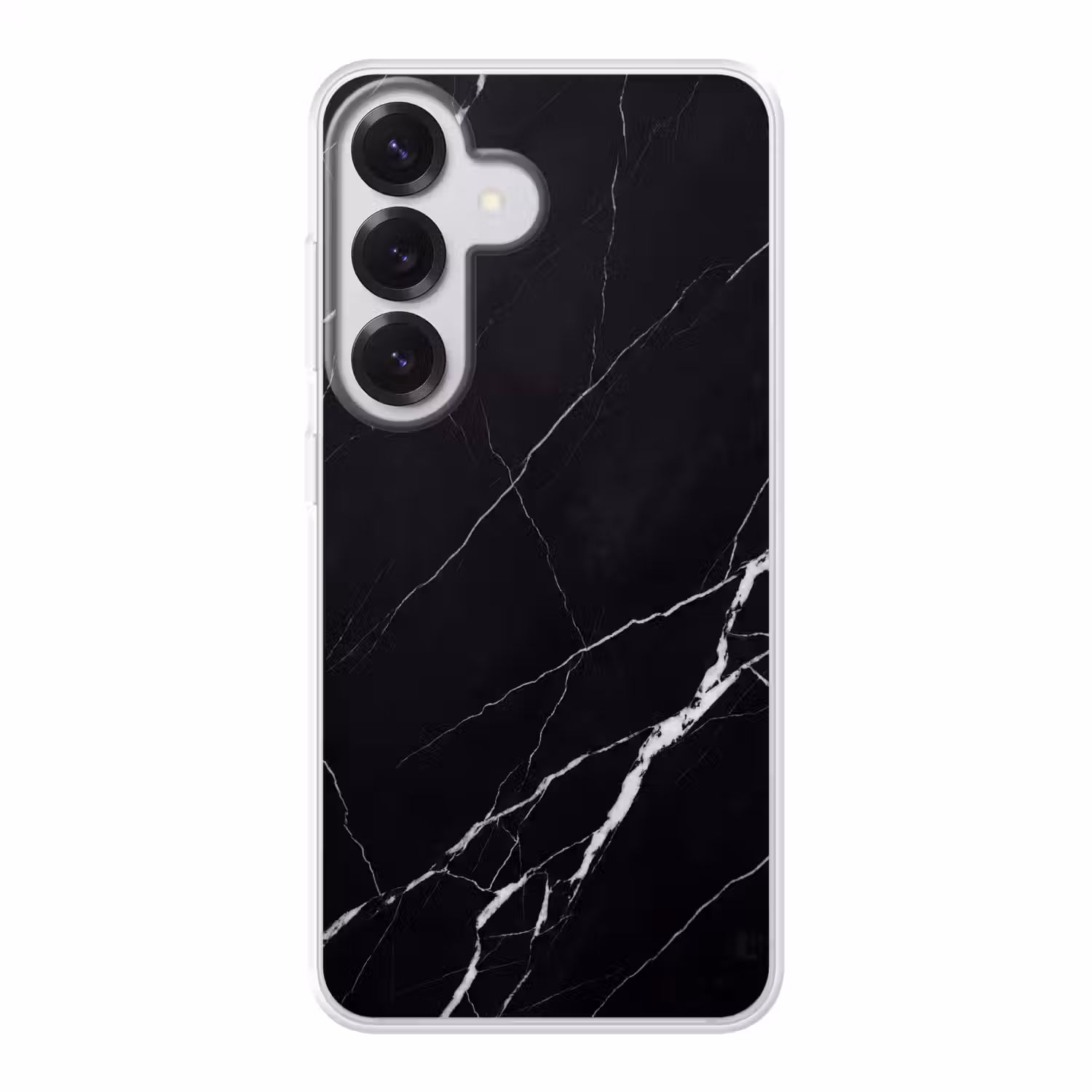 Marmer - Patroon - Abstract - Modern - Zwart Telefoonhoesje Samsung Galaxy S26 klein -3d