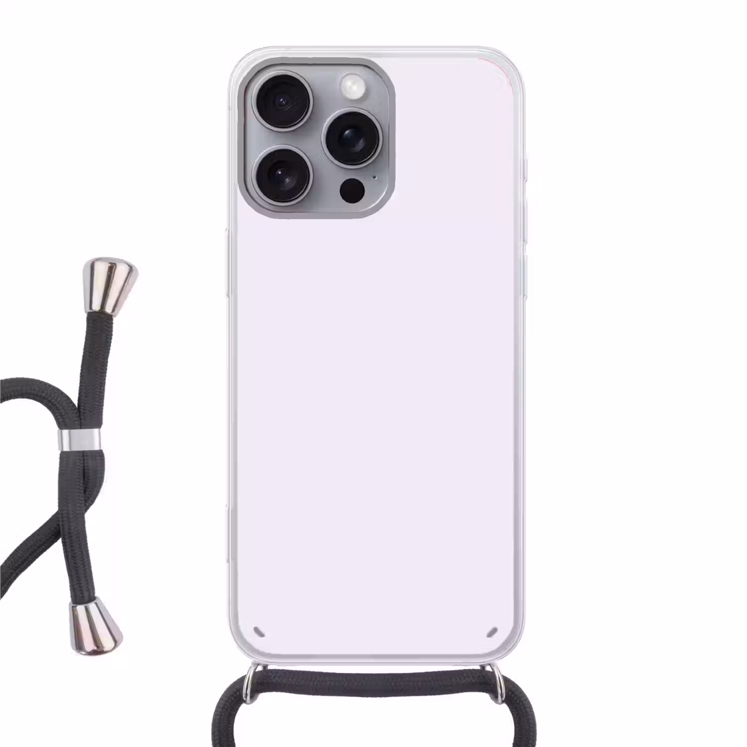 Lilac - Luxe - Paars Hoesje iPhone 16 Pro Max met koord klein 804 -3d