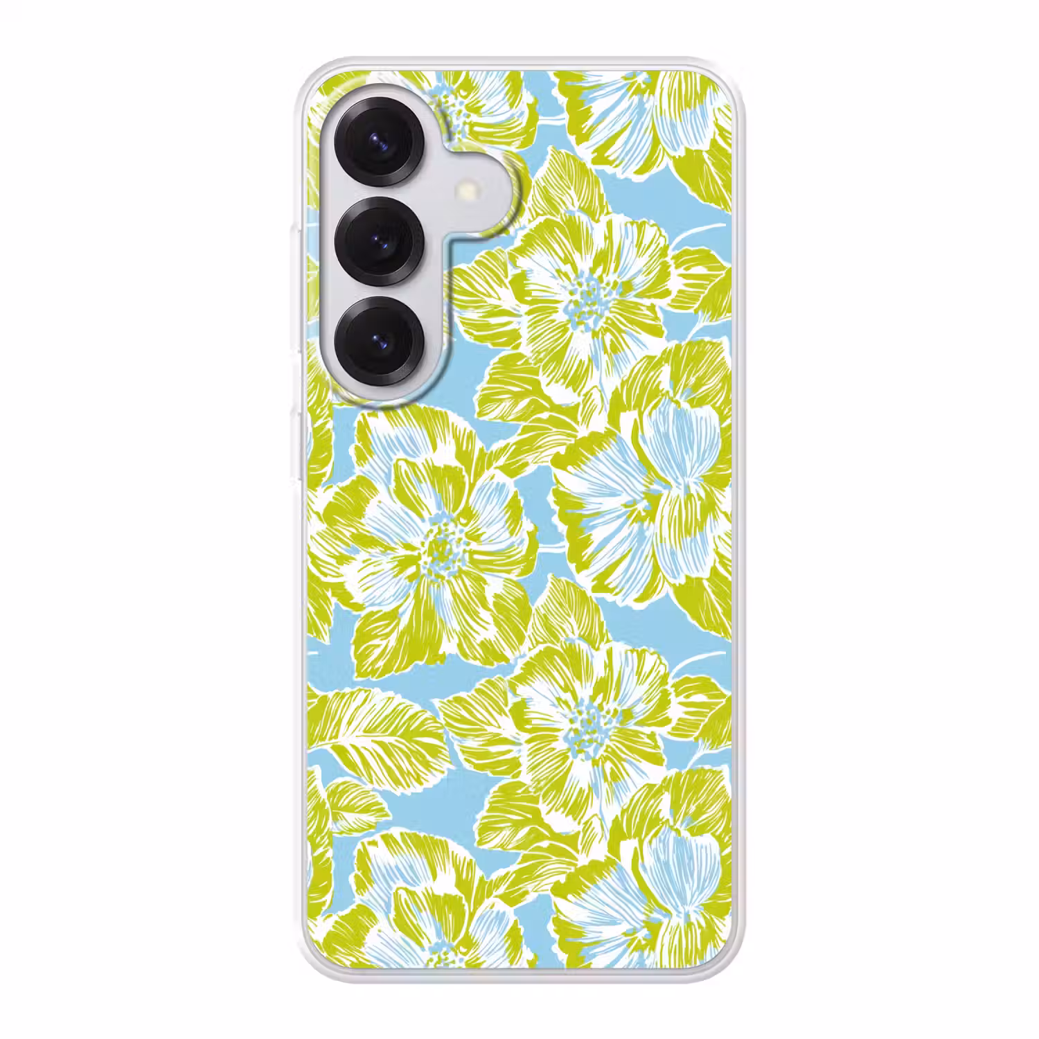 Modern - Bloemen - Groen Telefoonhoesje Samsung Galaxy S26 klein 975 -3d