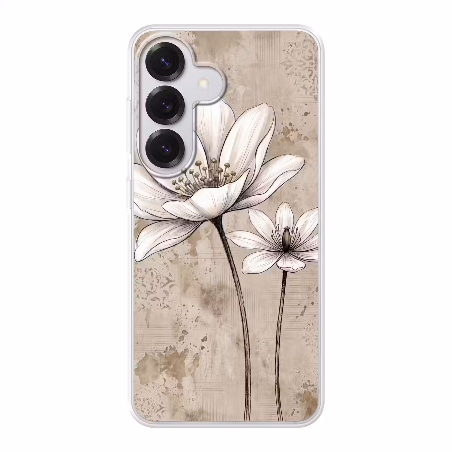 Modern - Design - Wit Telefoonhoesje Samsung Galaxy S26 klein -3d