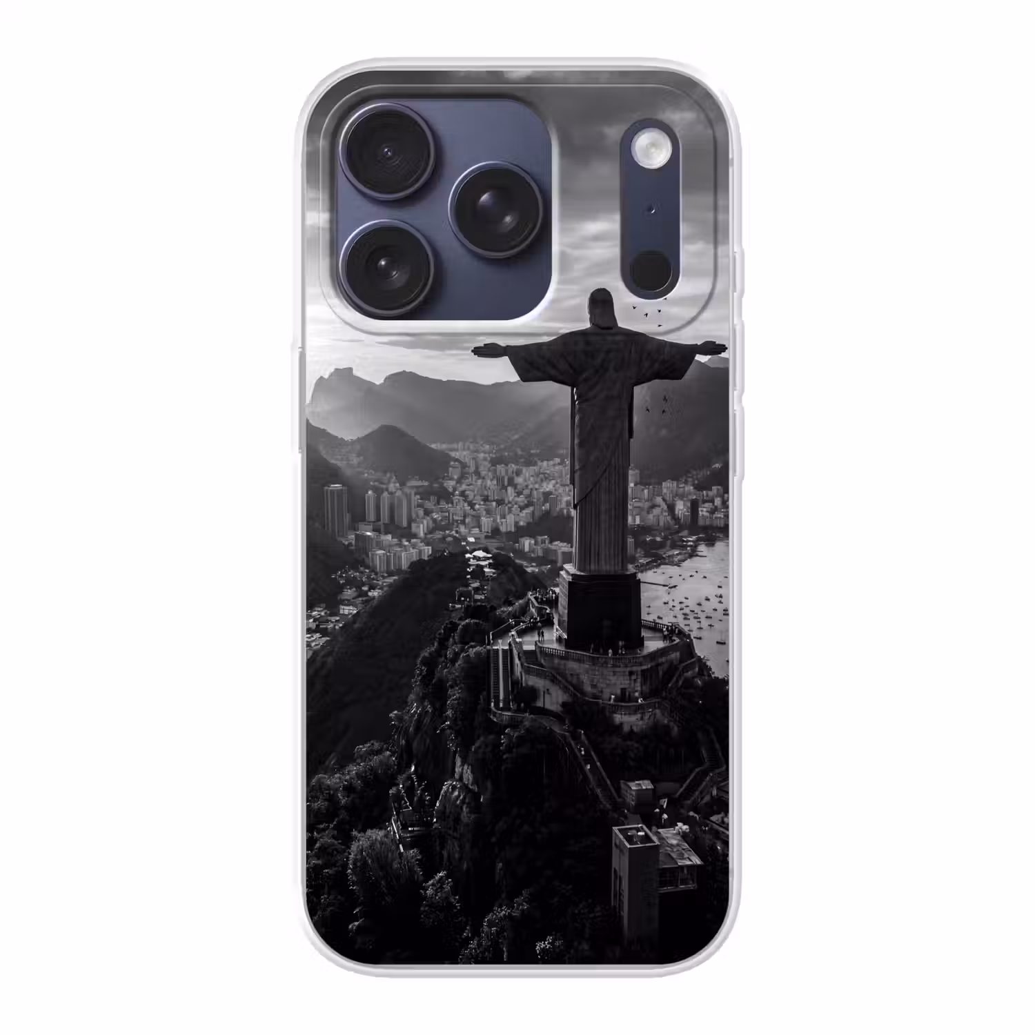 Monument - Stadsgezicht - Landschap - Zwart-wit Telefoonhoesje iPhone 17 Pro klein -3d