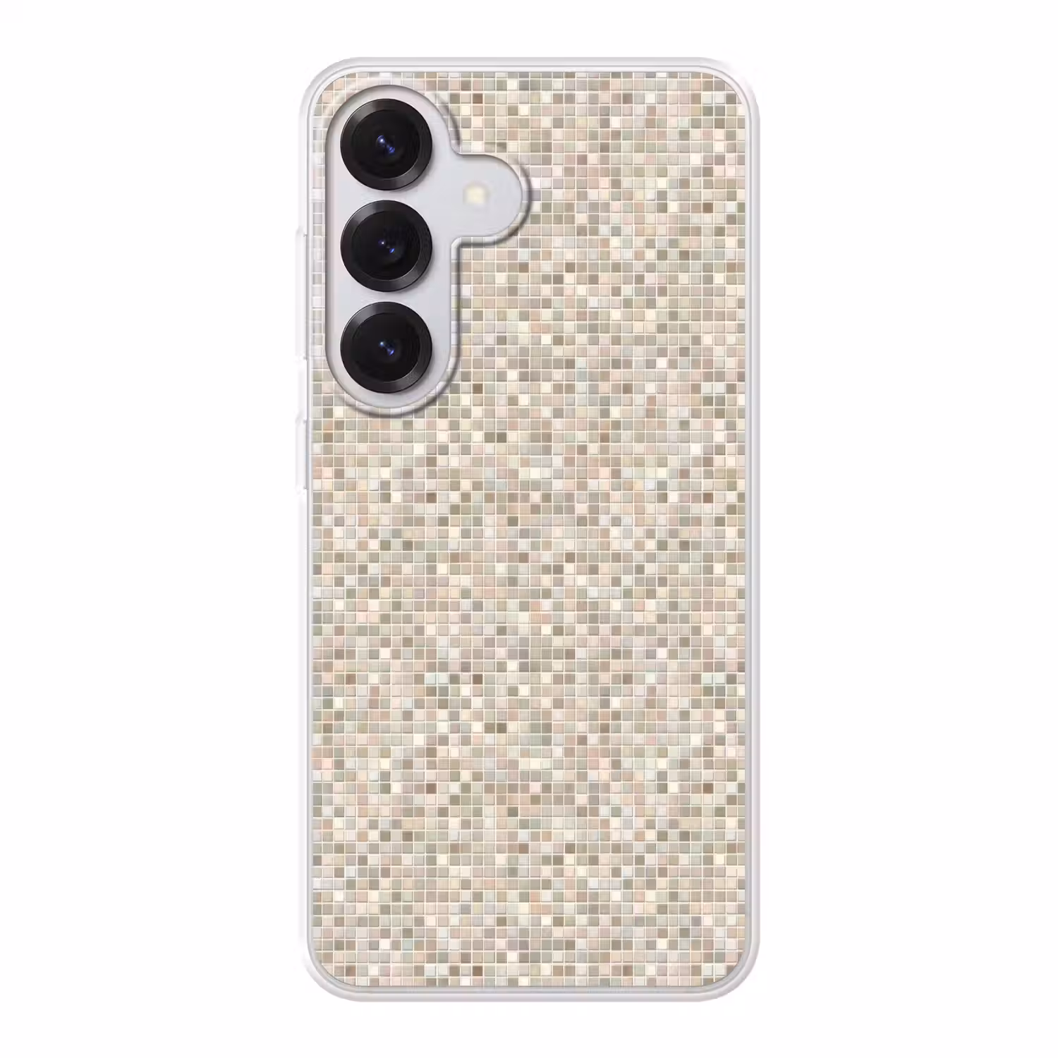 Mozaïek - Patroon- Taupe Telefoonhoesje Samsung Galaxy S26 klein 975 -3d